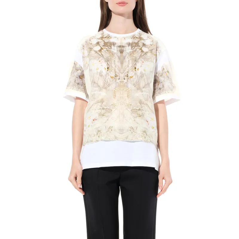 Trompe T-Shirt in White sold by MARAIS