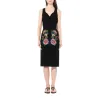Pencil Knee Skirt in Black sold by MARAIS
