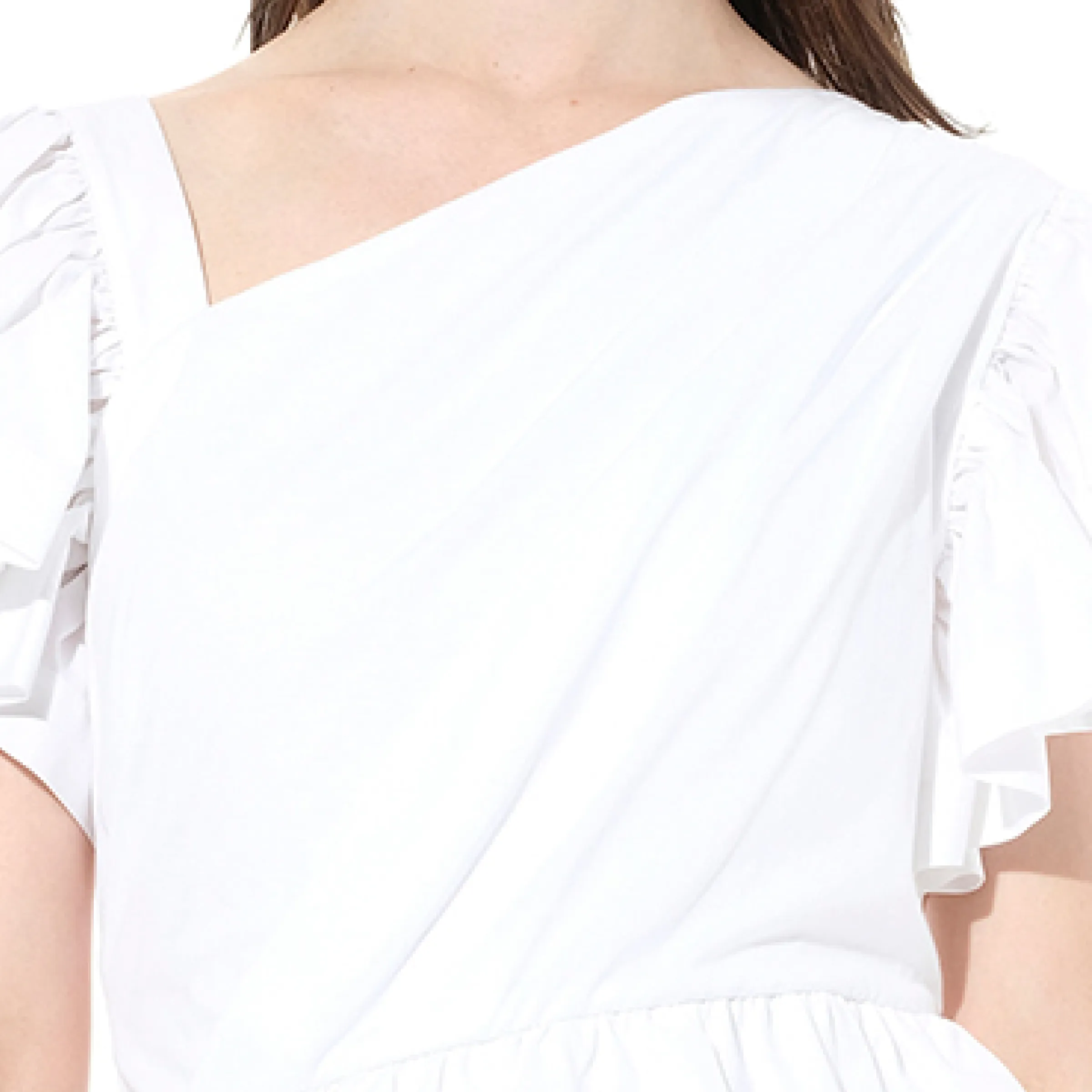 Shoulder Top in White sold by MARAIS product image thumbnail 2