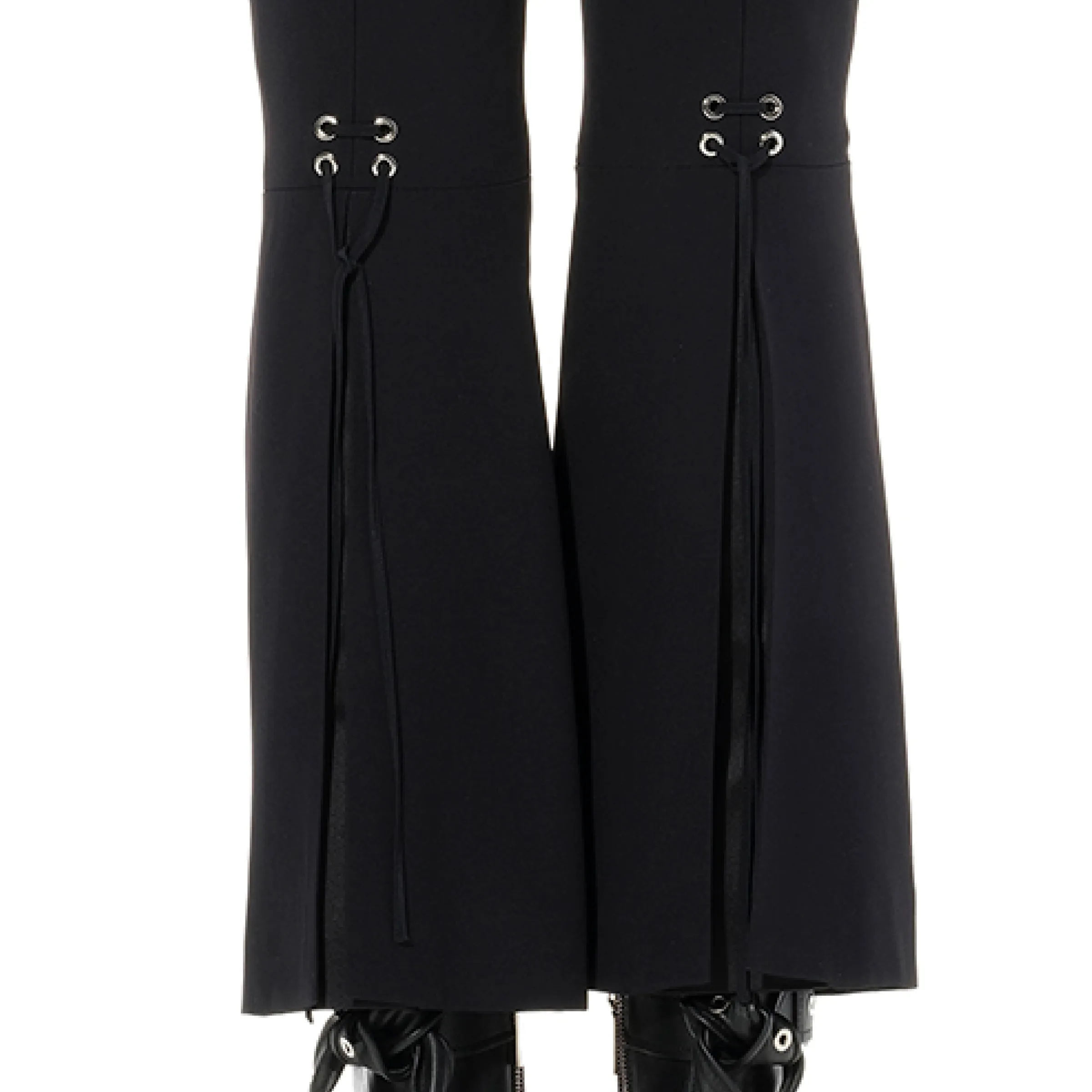 Leaf Eye Kick Pants in Black sold by MARAIS product image thumbnail 3