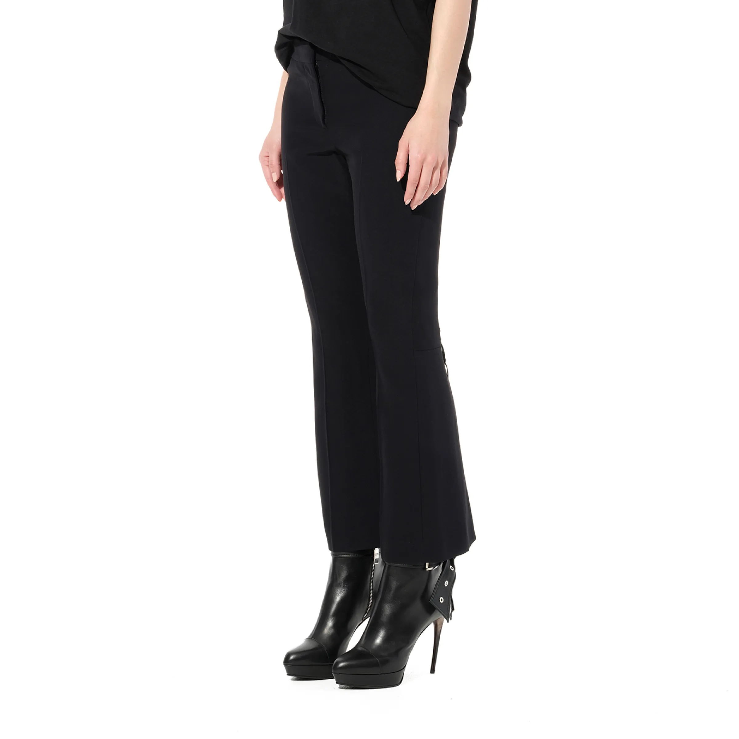Leaf Eye Kick Pants in Black sold by MARAIS product image thumbnail 5