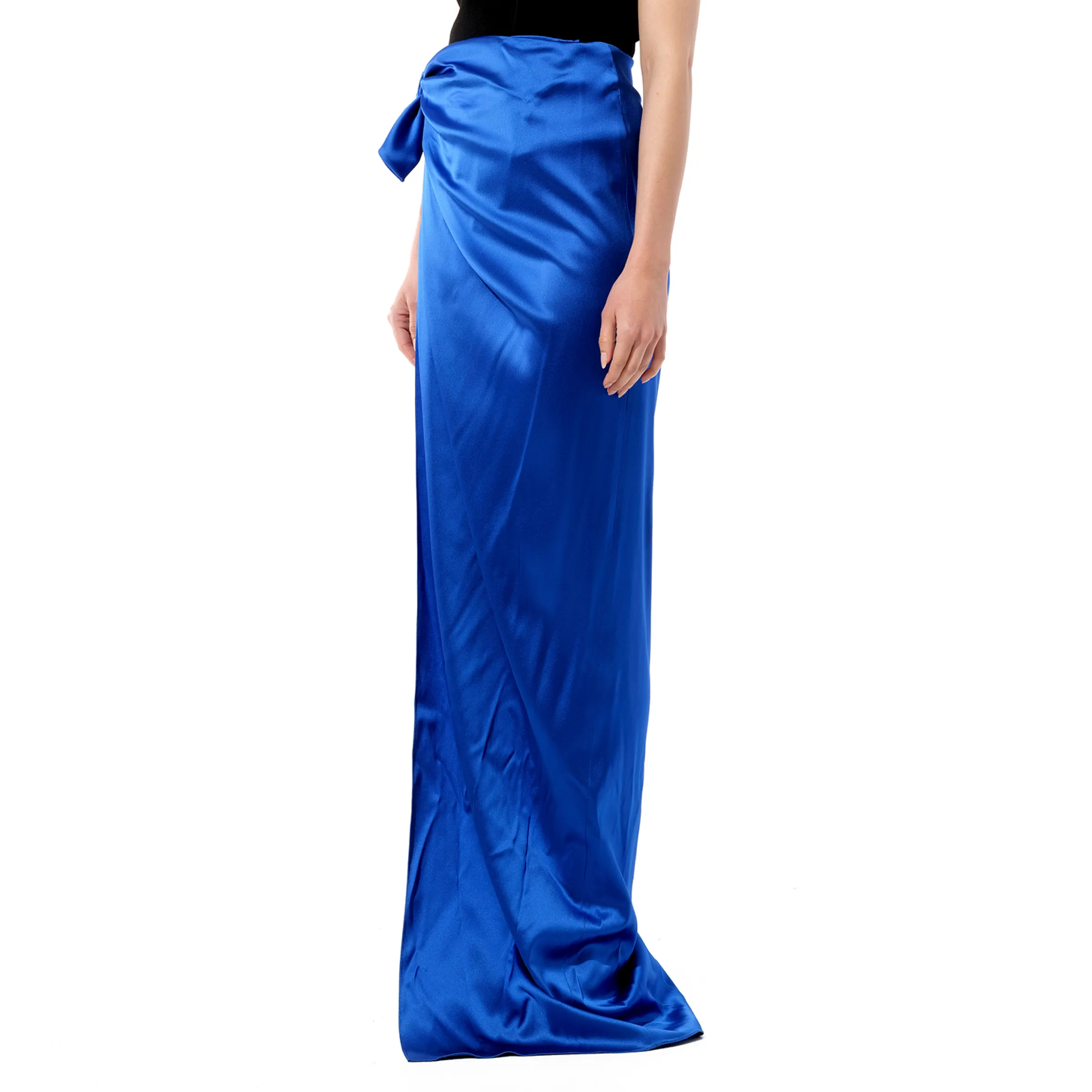 Wrap Skirt in Blue sold by MARAIS product image thumbnail 5