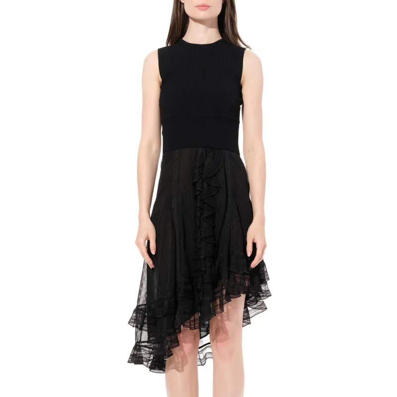 Mini Dress in Black sold by MARAIS