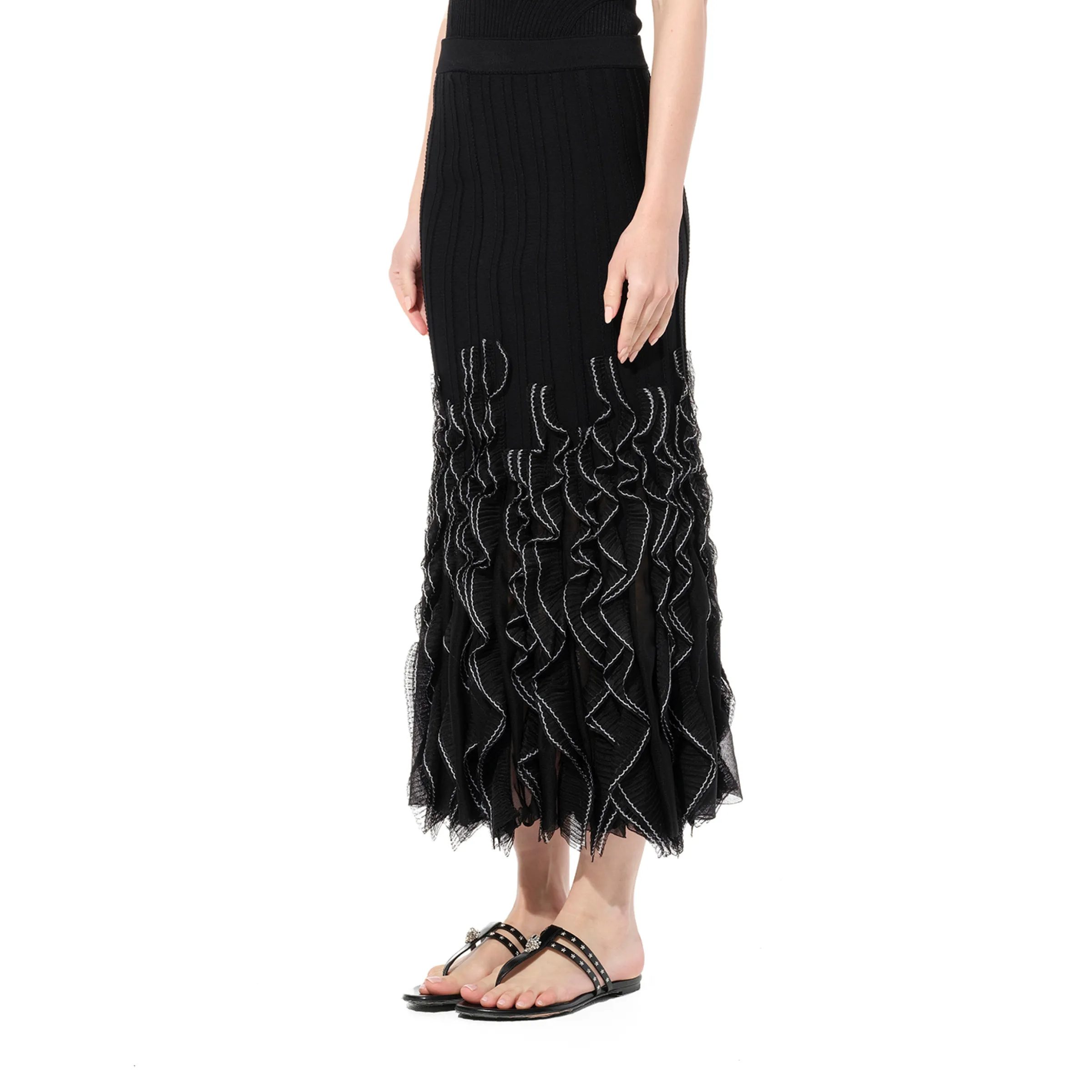 Raffles Skirt in Black sold by MARAIS product image thumbnail 5