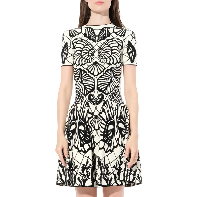 Volume Mini Dress in Ivory sold by MARAIS