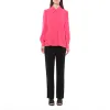 Long Sleeve Blouse in Pink sold by MARAIS