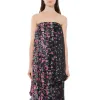 Cherry Bloom Bustier Dress in Black sold by MARAIS
