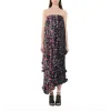 Cherry Bloom Bustier Dress in Black sold by MARAIS