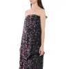 Cherry Bloom Bustier Dress in Black sold by MARAIS