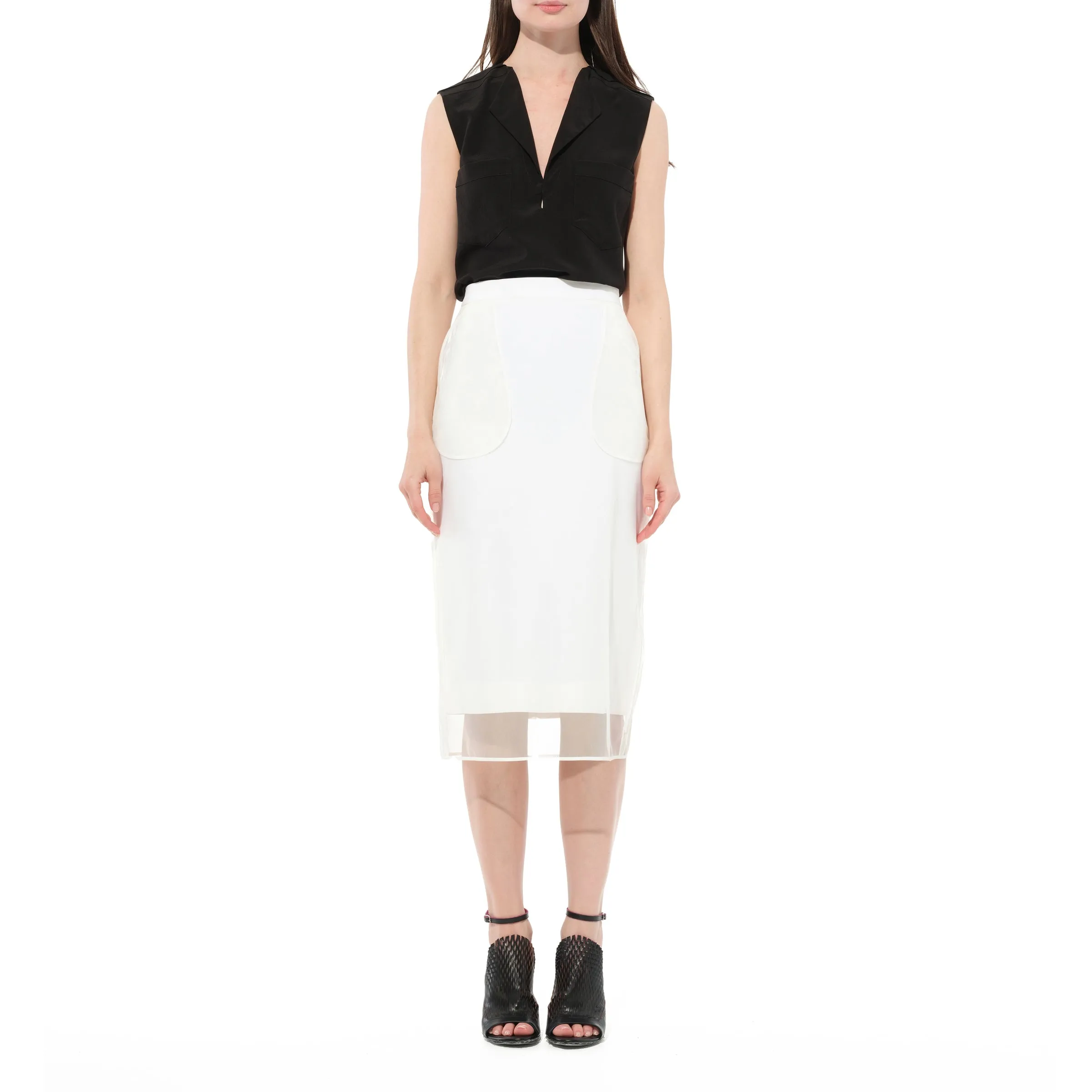 Short Skirts in White sold by MARAIS product image thumbnail 4