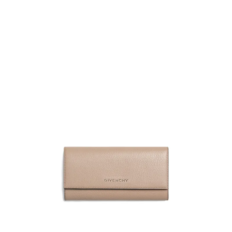 Pandora Tri Long Flap Wallet in Linen sold by MARAIS