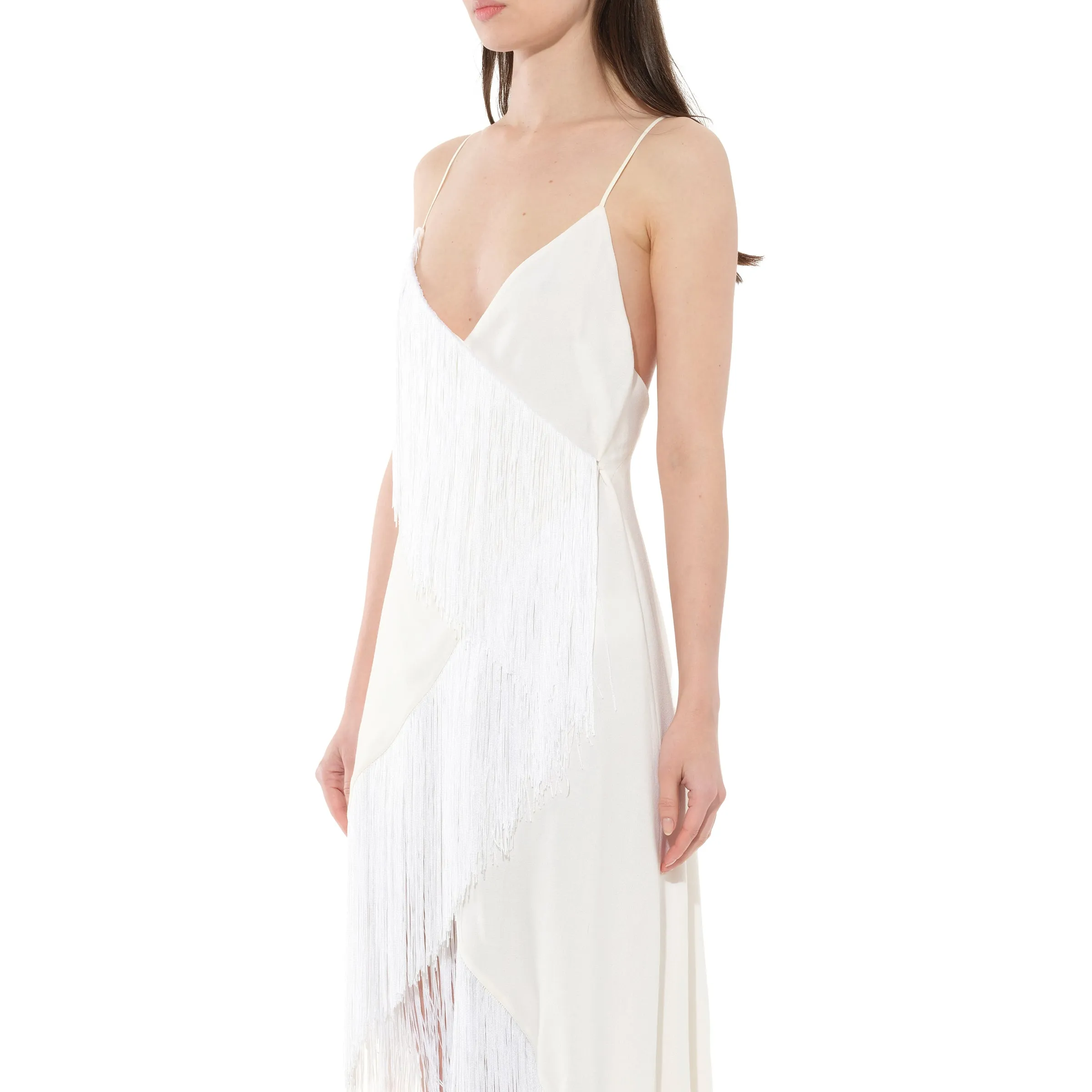 Fringes Dress in White sold by MARAIS product image thumbnail 5