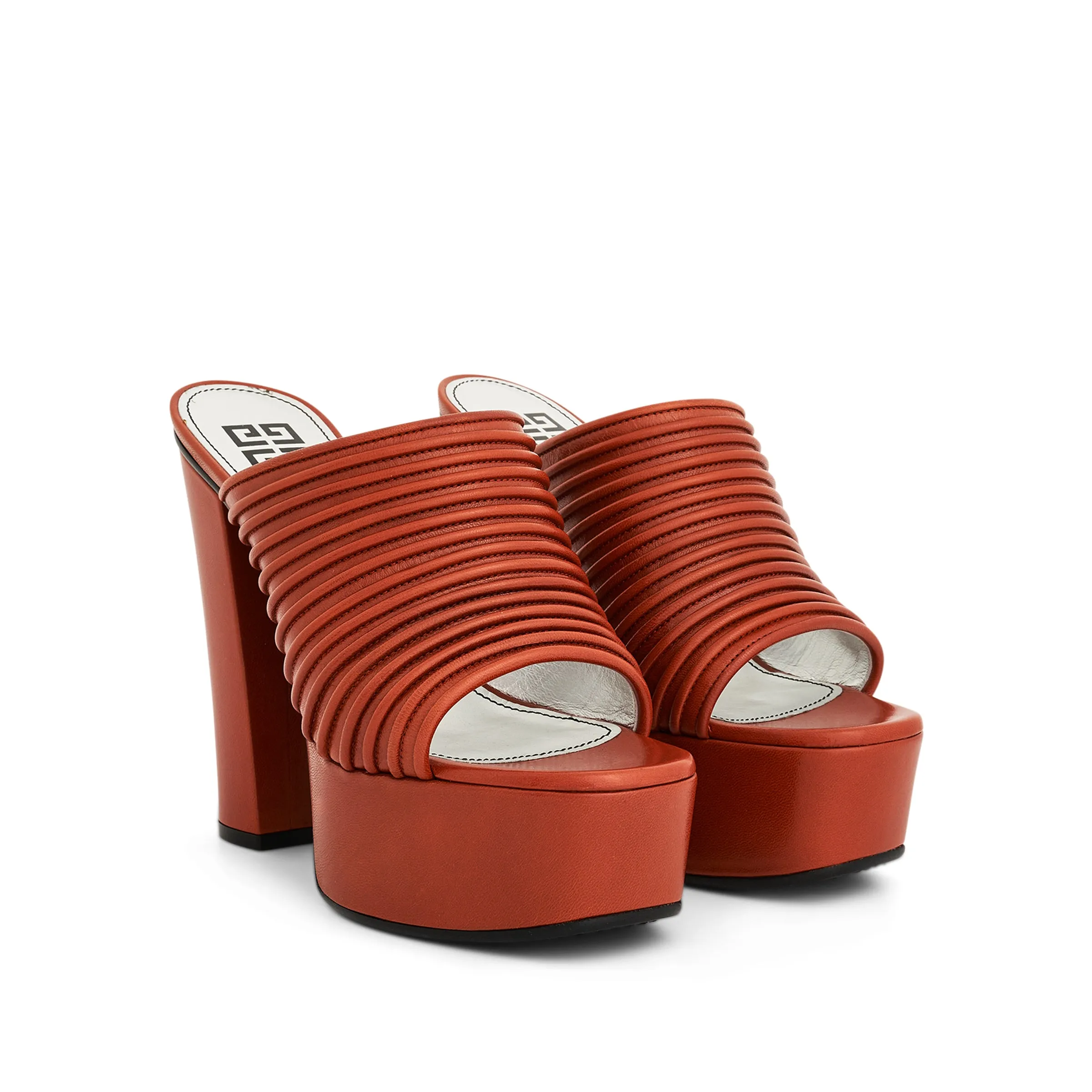 Look Book Mule in Orange sold by MARAIS product image thumbnail 2