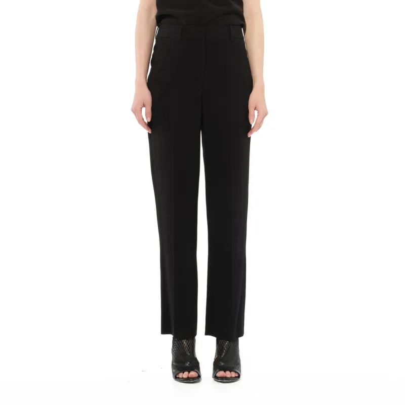Regular Fit Pants in Black sold by MARAIS