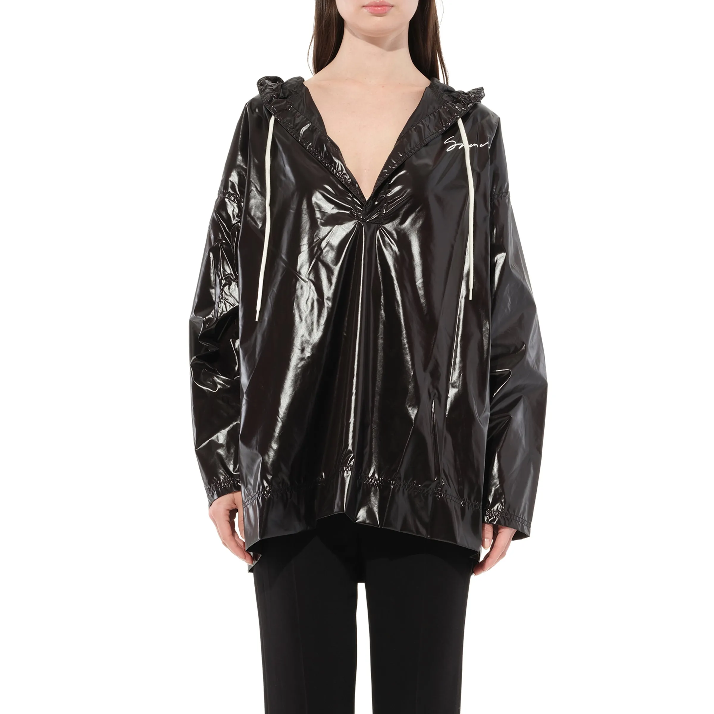 Shining Long Sleeve Shirt in Black sold by MARAIS