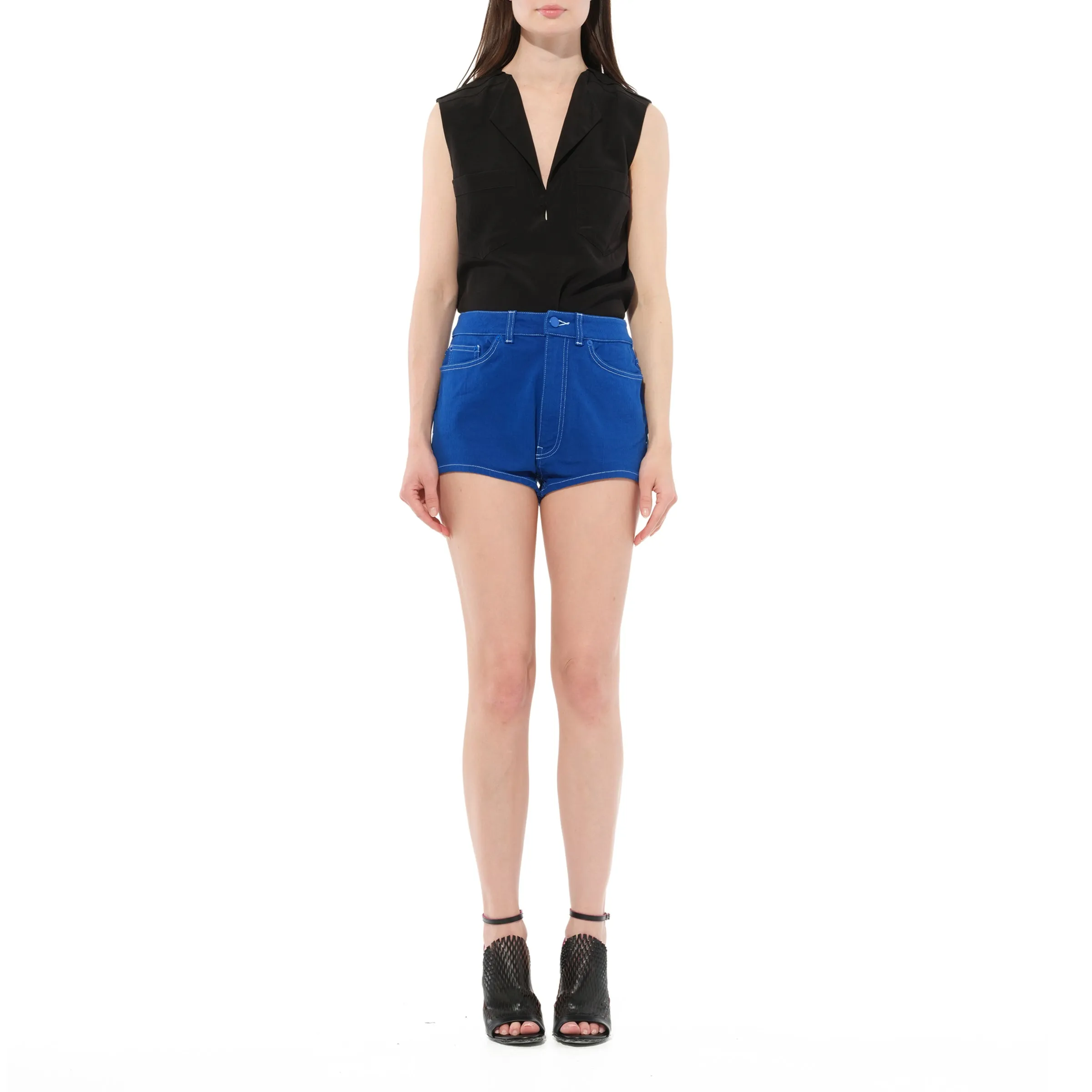 Shorts in Blue sold by MARAIS product image thumbnail 4