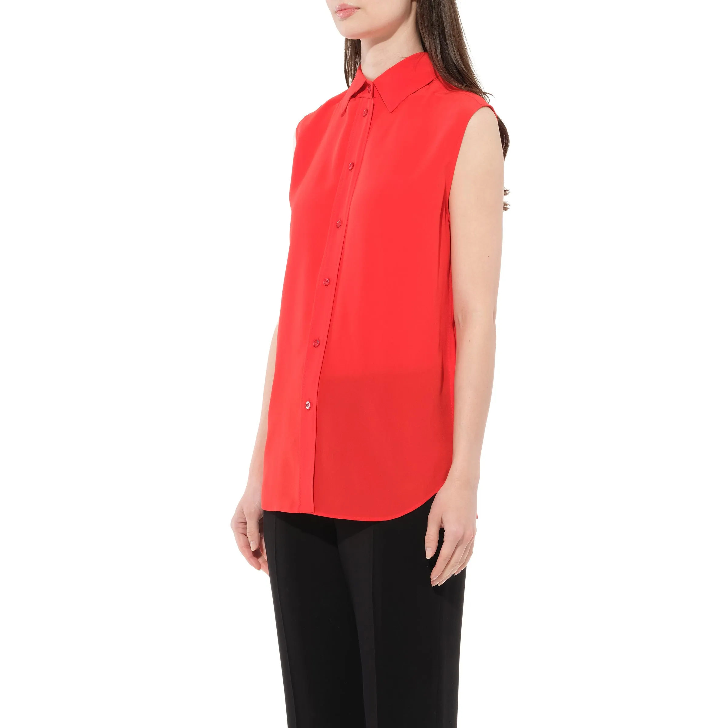 Sleeveless Shirt in Red sold by MARAIS product image thumbnail 5