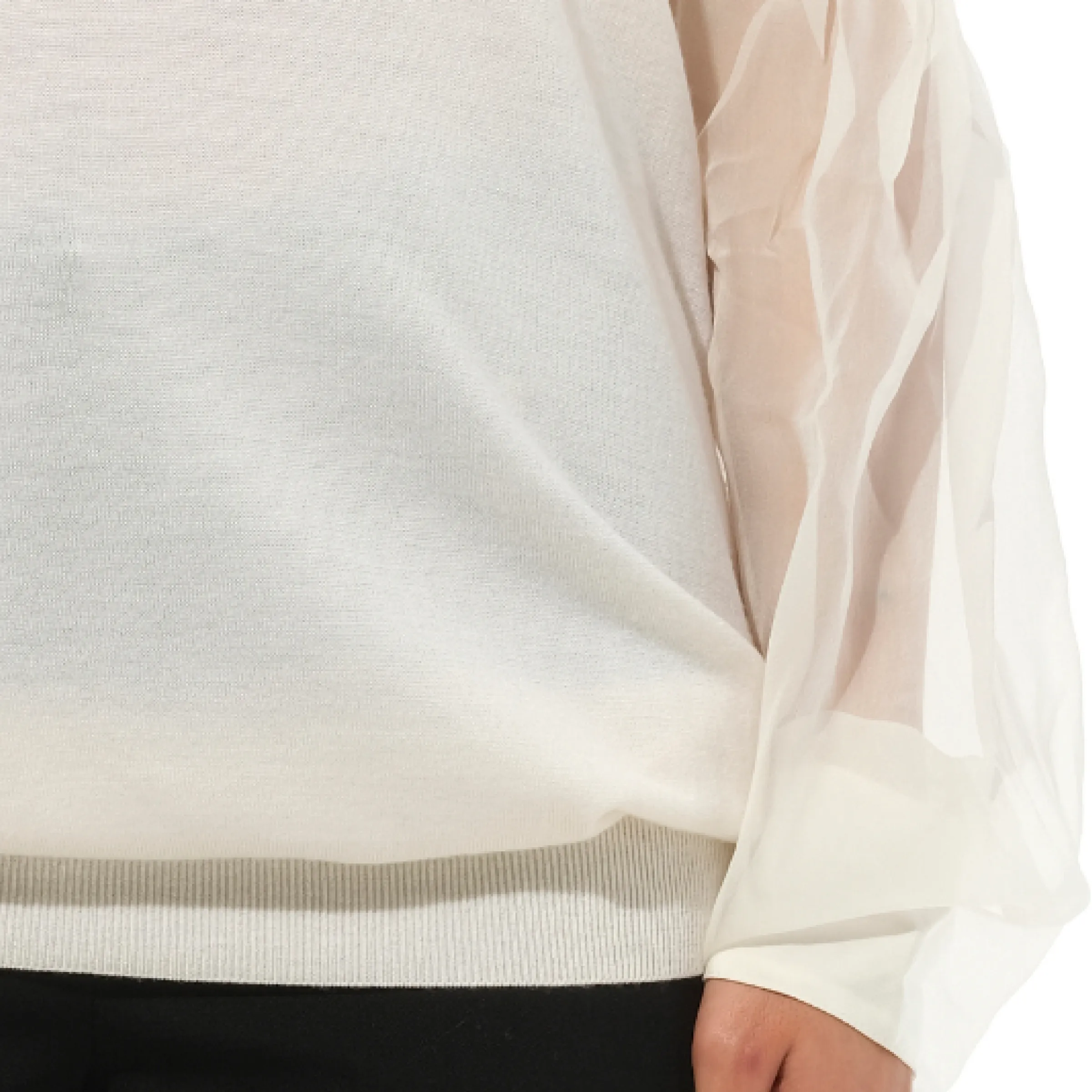 Classic Pullover in White sold by MARAIS product image thumbnail 3