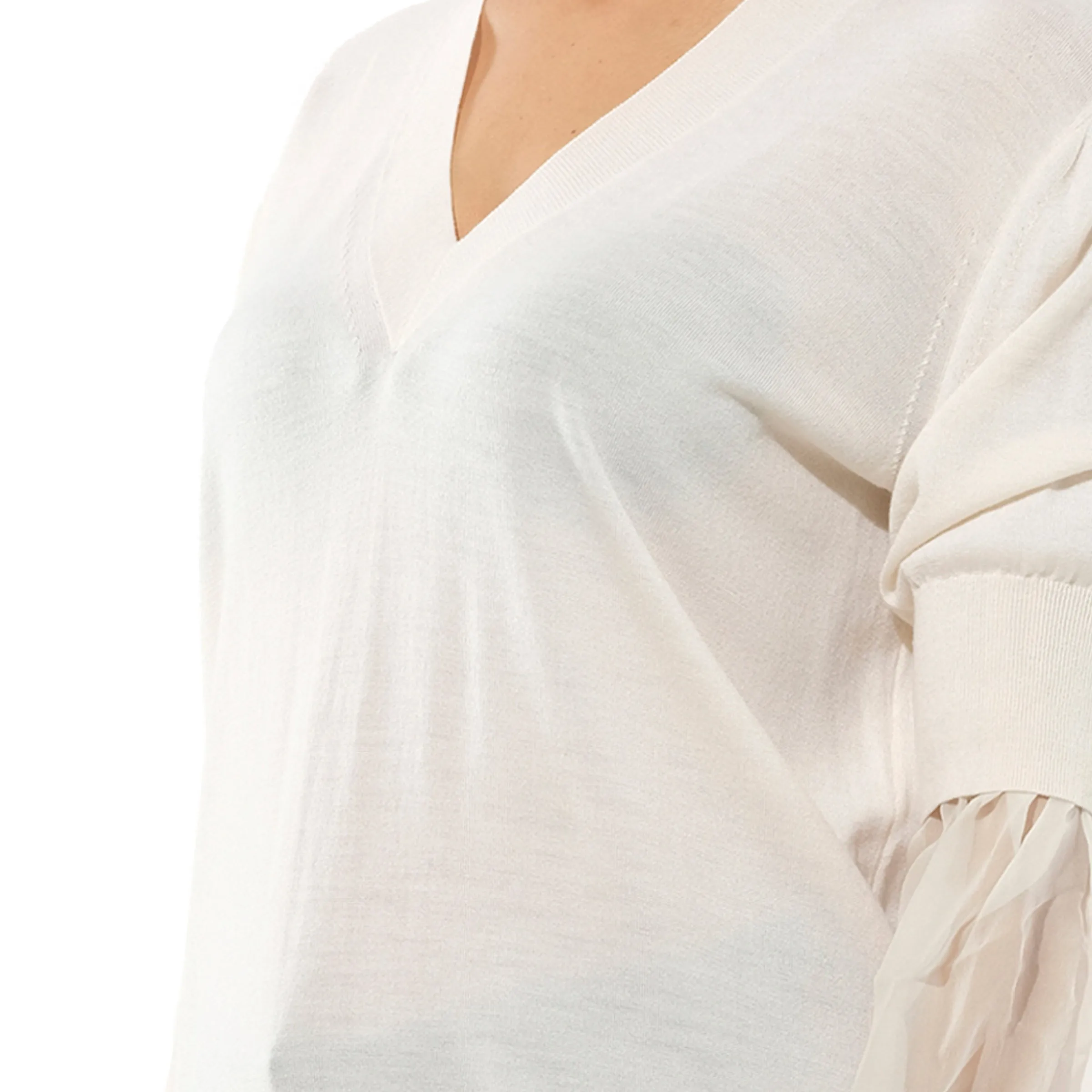 Classic Pullover in White sold by MARAIS product image thumbnail 2
