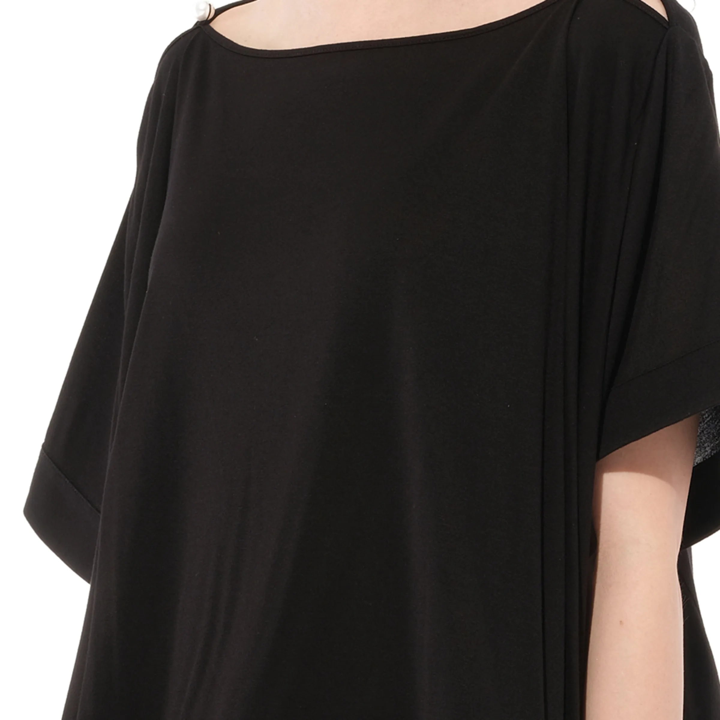Short Sleeve Tops in Black sold by MARAIS product image thumbnail 2