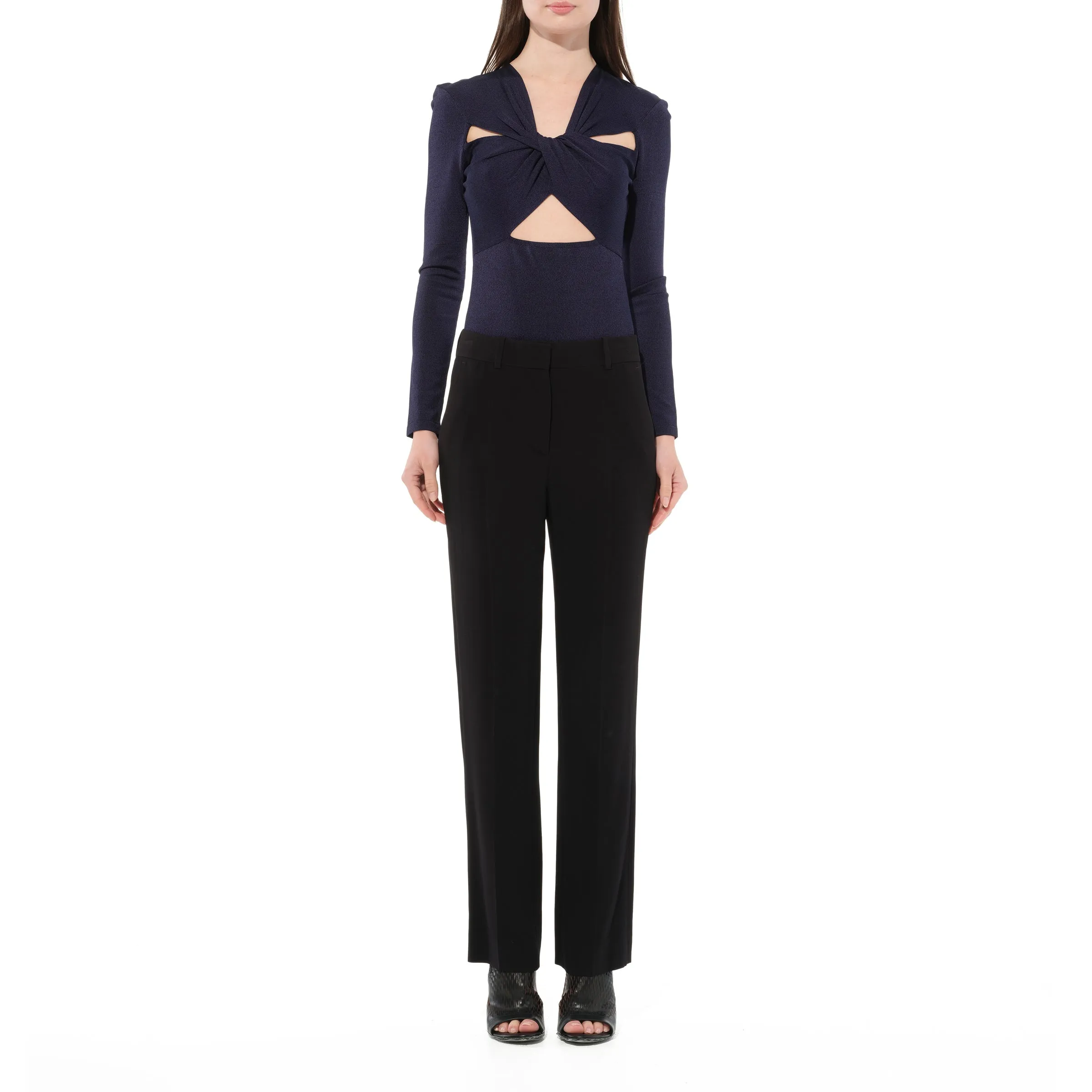 Long Sleeve Shirt in Blue sold by MARAIS product image thumbnail 4