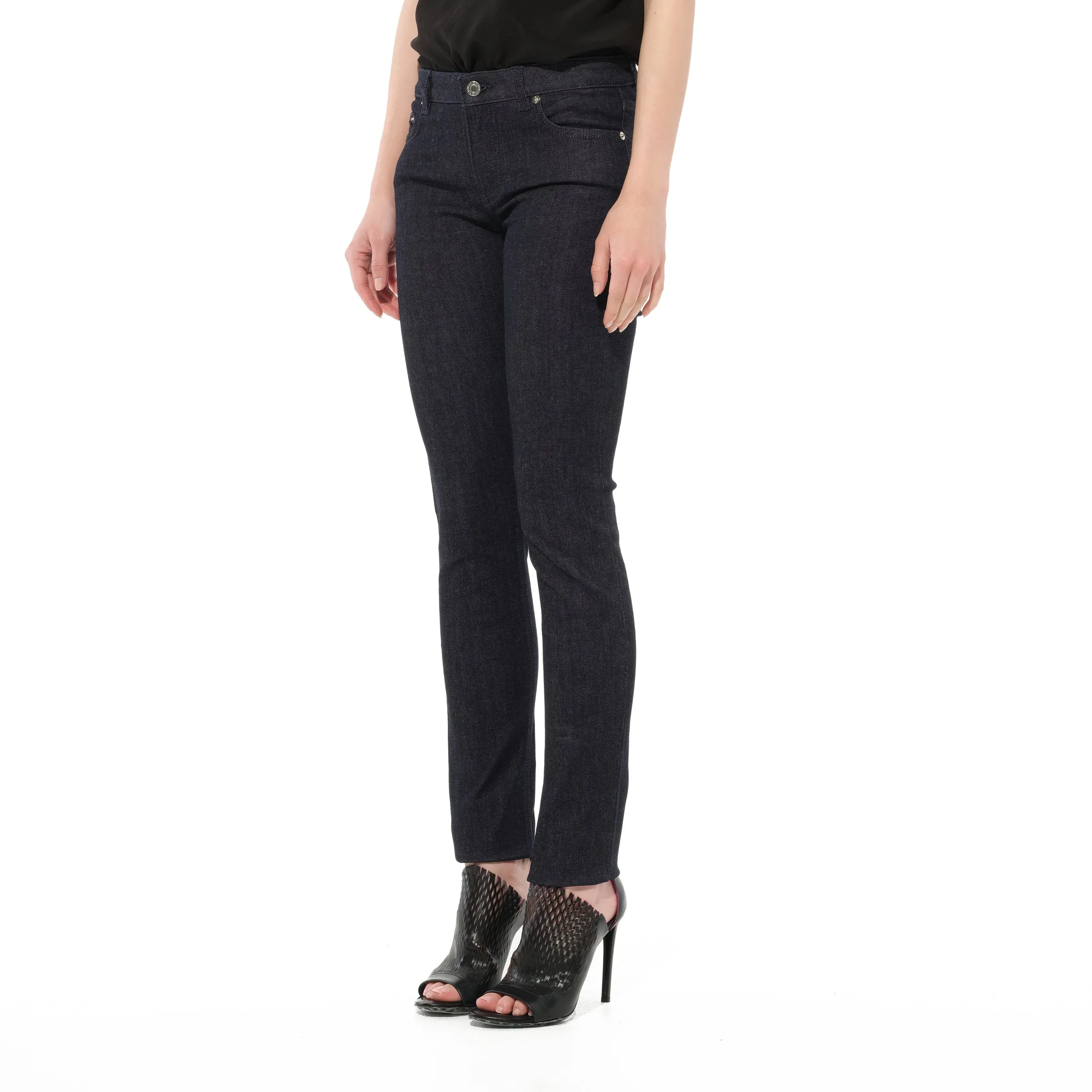 Slim Fit Pants in Indigo sold by MARAIS product image thumbnail 5