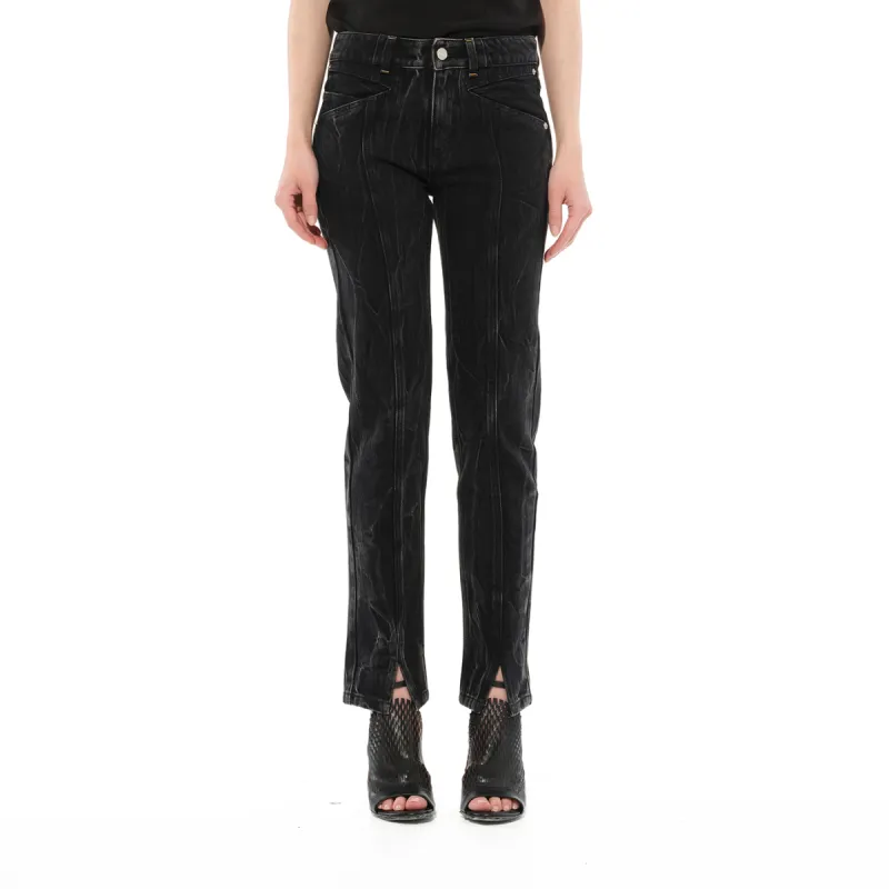 Pod Regular Fit Jeans in Black made by Givenchy