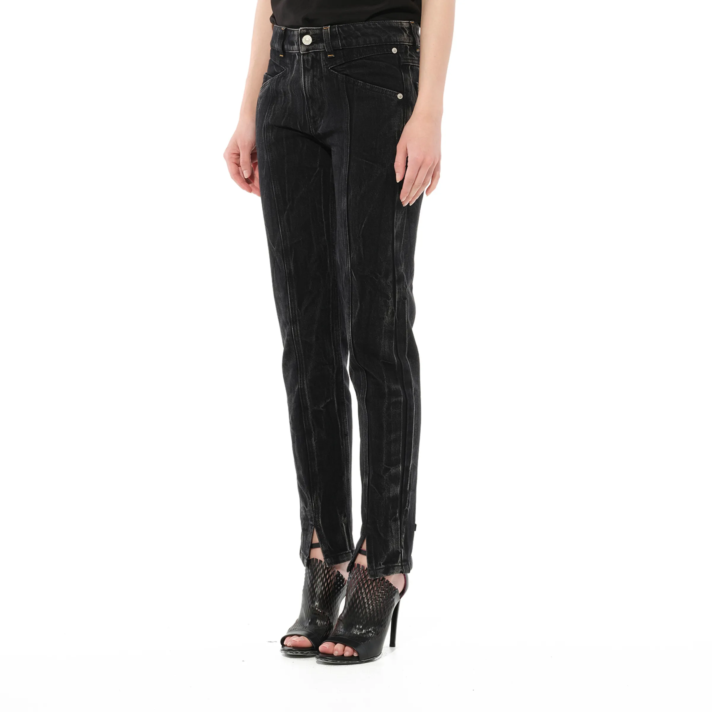 Pod Regular Fit Jeans in Black sold by MARAIS product image thumbnail 5