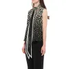 Daisies Sleeveless Shirts in Black sold by MARAIS