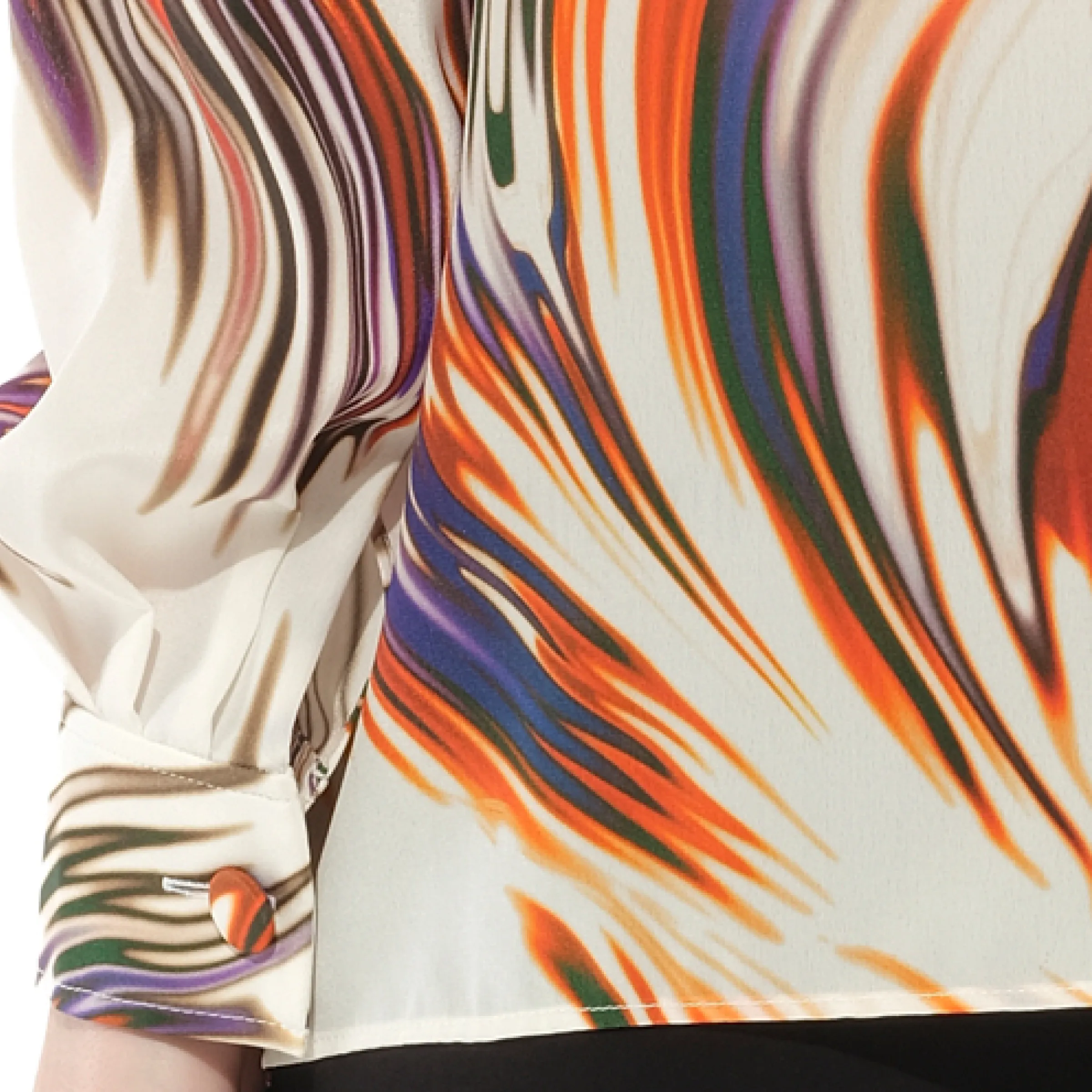 Long Sleeve Shirt in Ecru sold by MARAIS product image thumbnail 3