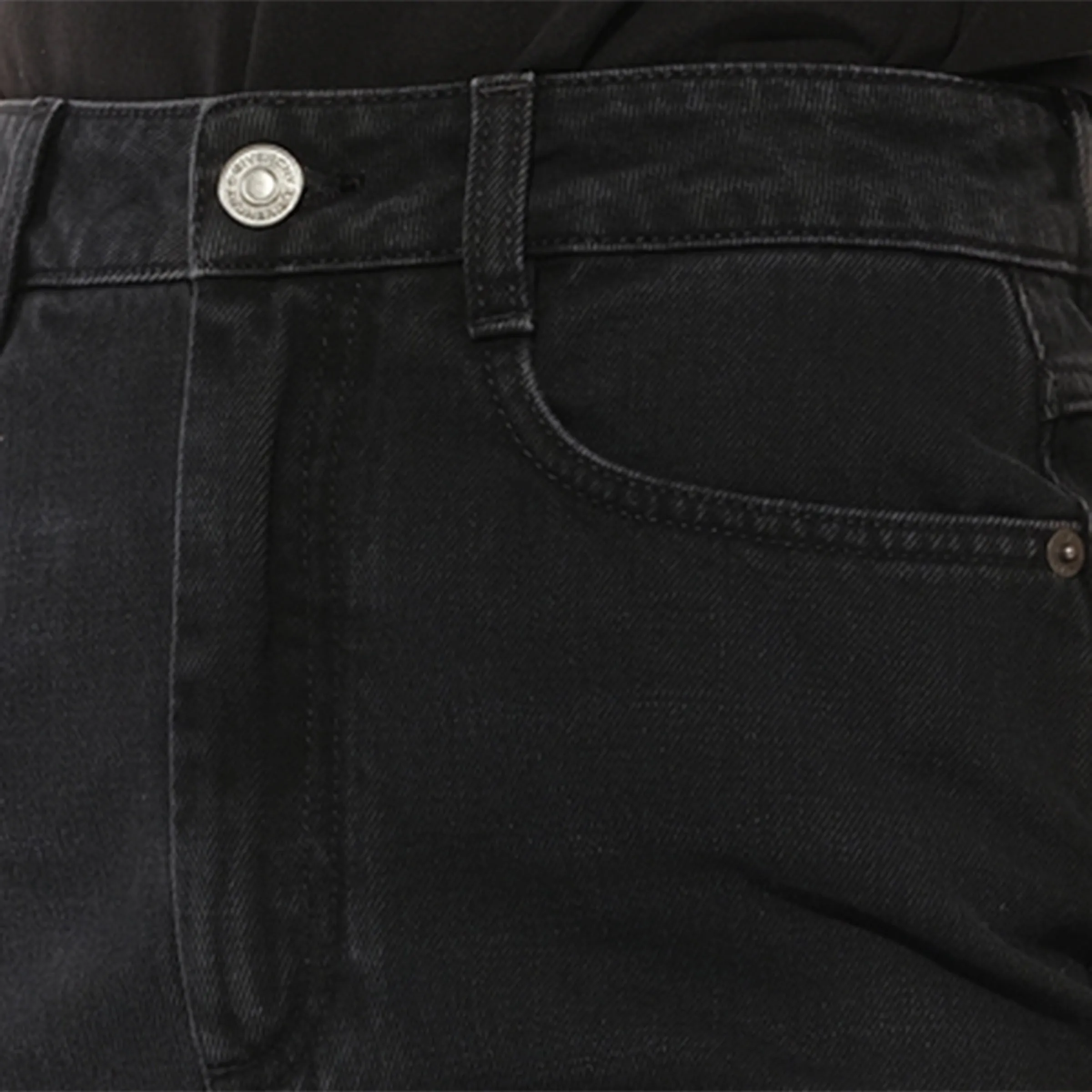 Long Denim Skirt in Black sold by MARAIS product image thumbnail 2