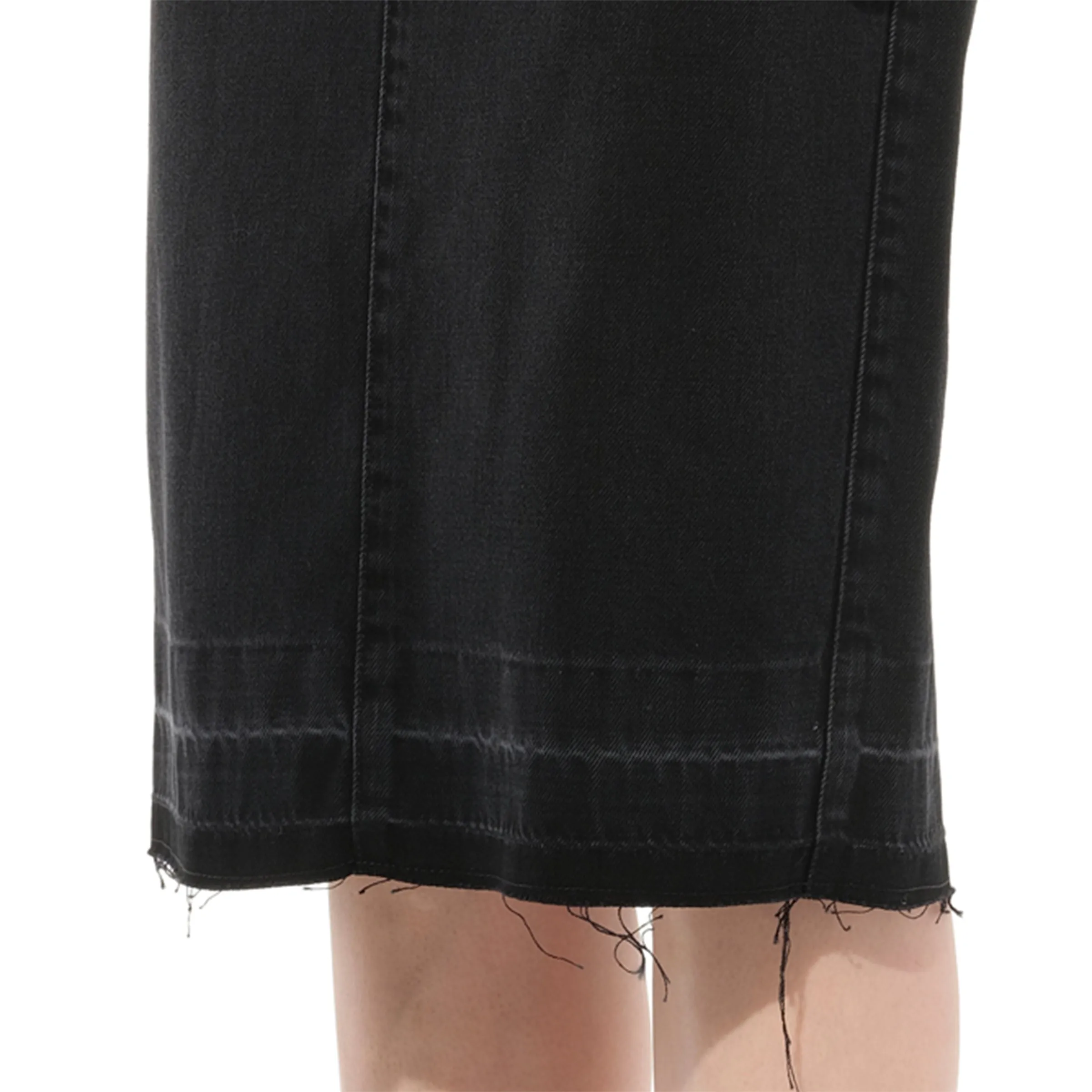 Long Denim Skirt in Black sold by MARAIS product image thumbnail 3