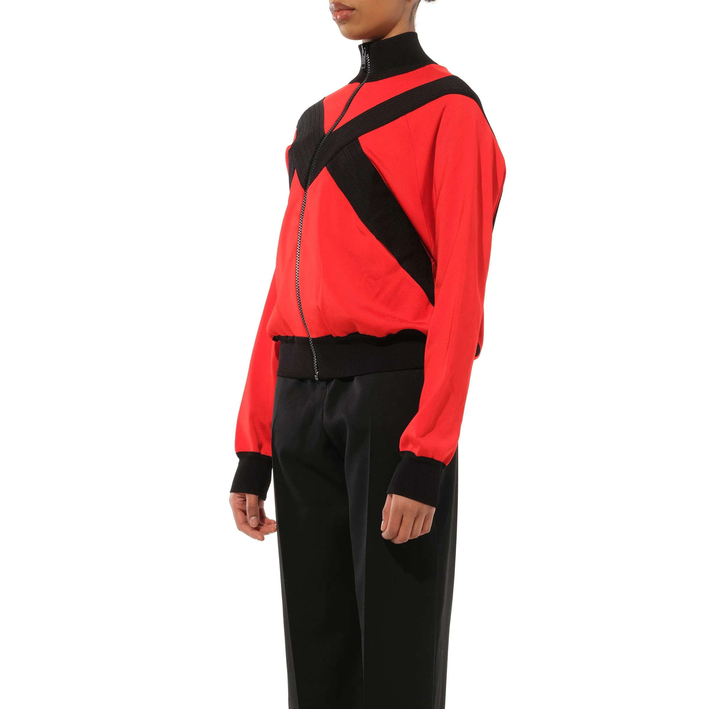 Turtle Neck Multi Sweater in Red sold by MARAIS product image thumbnail 5