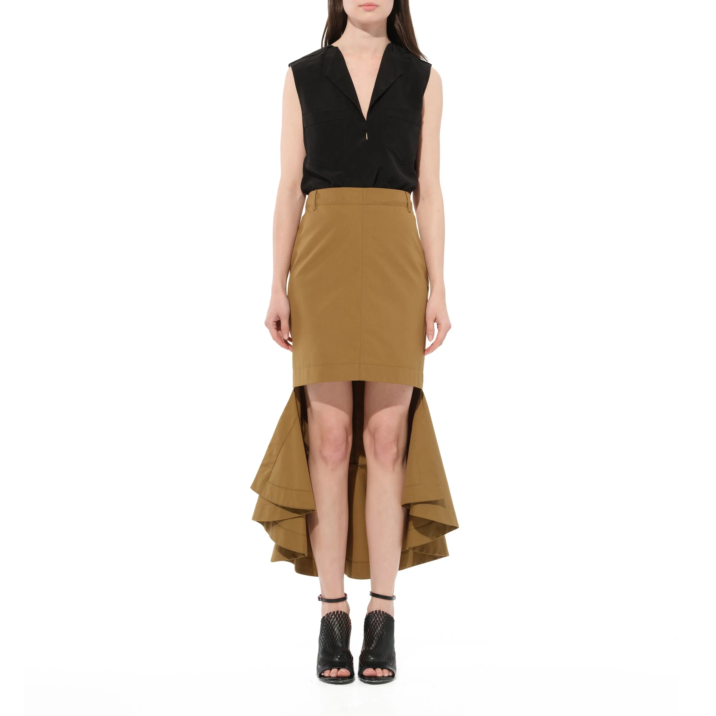 Midi Skirt in Beige sold by MARAIS product image thumbnail 4