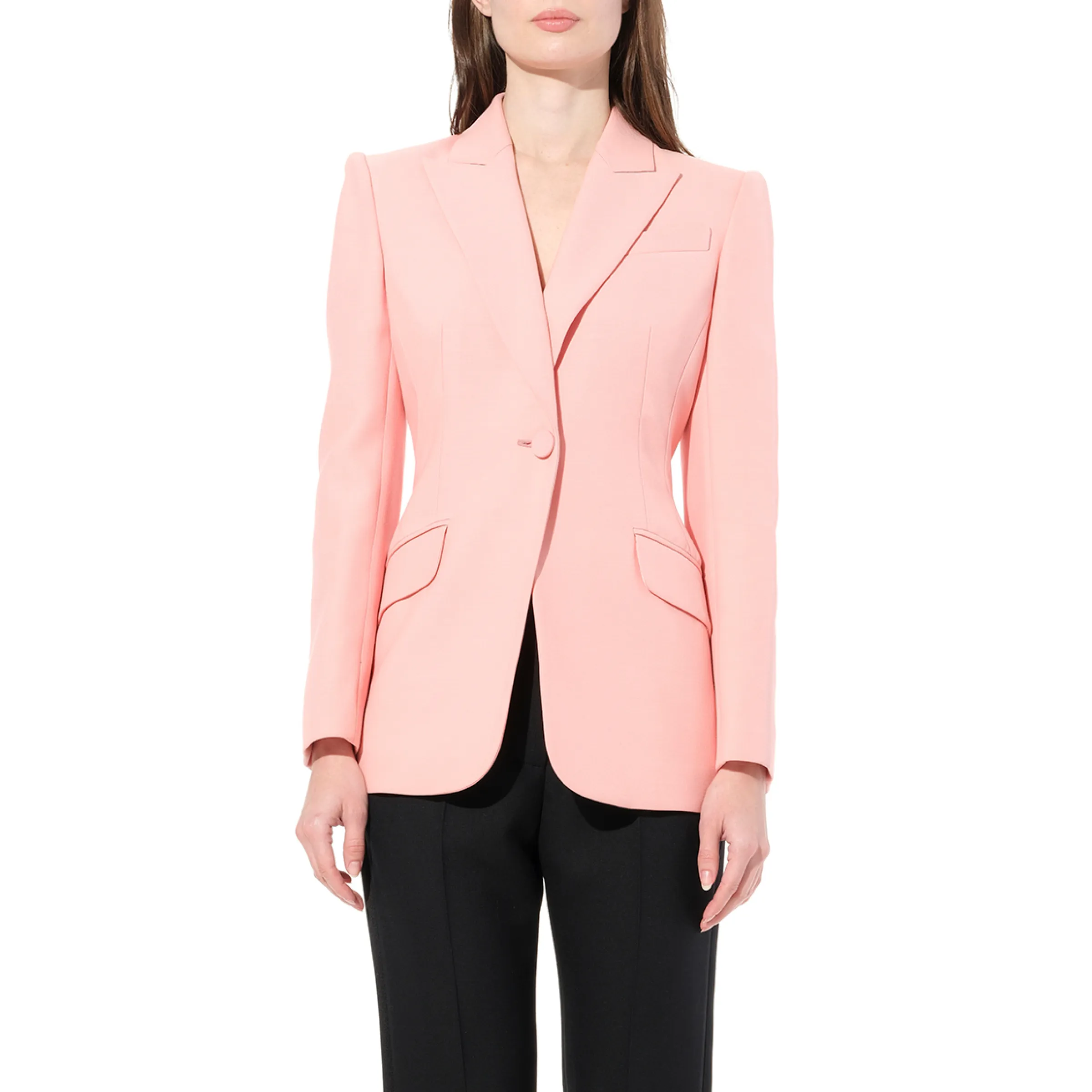 Straight Shoulder Jacket in Anemone sold by MARAIS