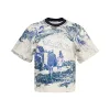 Print Top in White sold by MARAIS