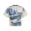 Print Top in White sold by MARAIS