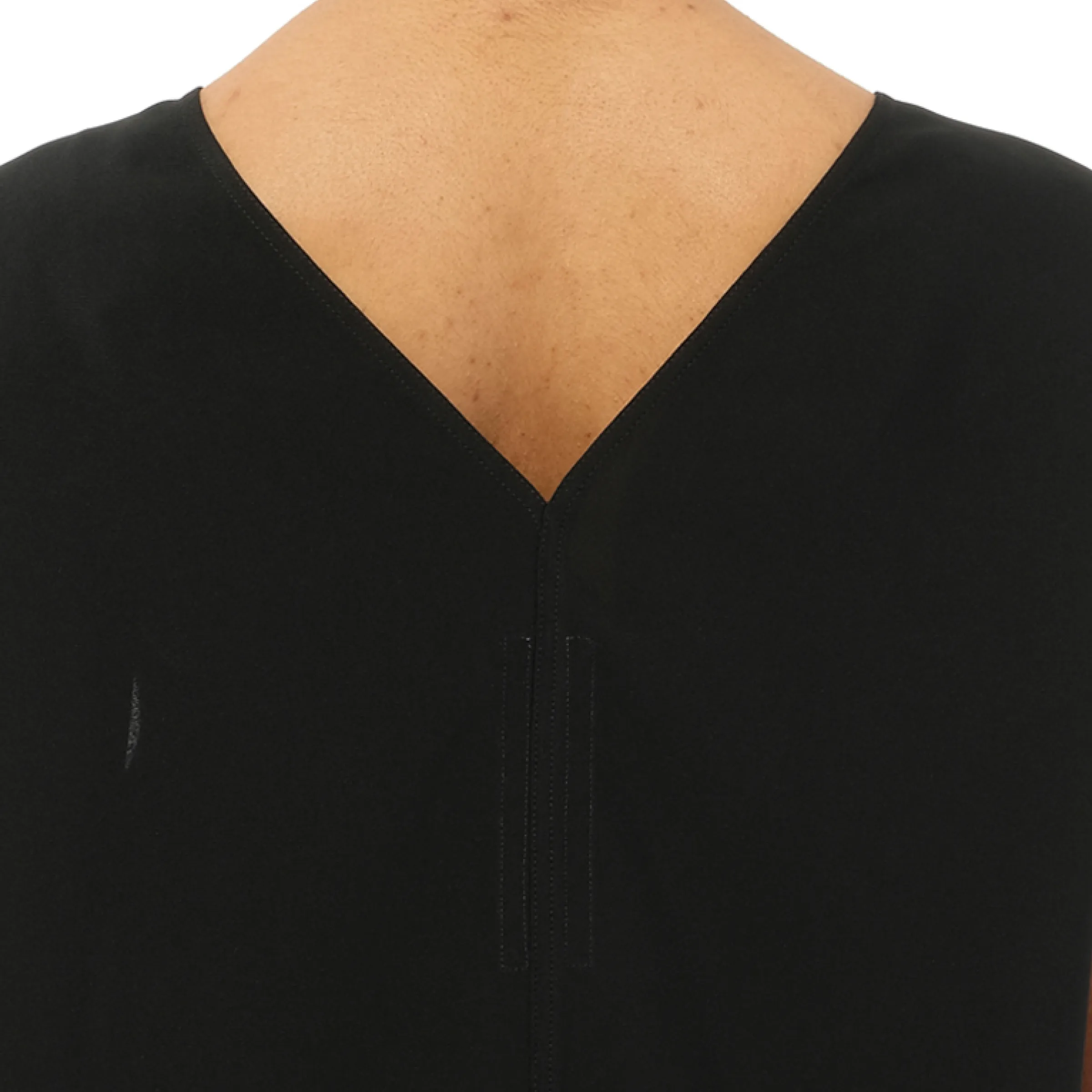 Double V Top in Black sold by MARAIS product image thumbnail 3