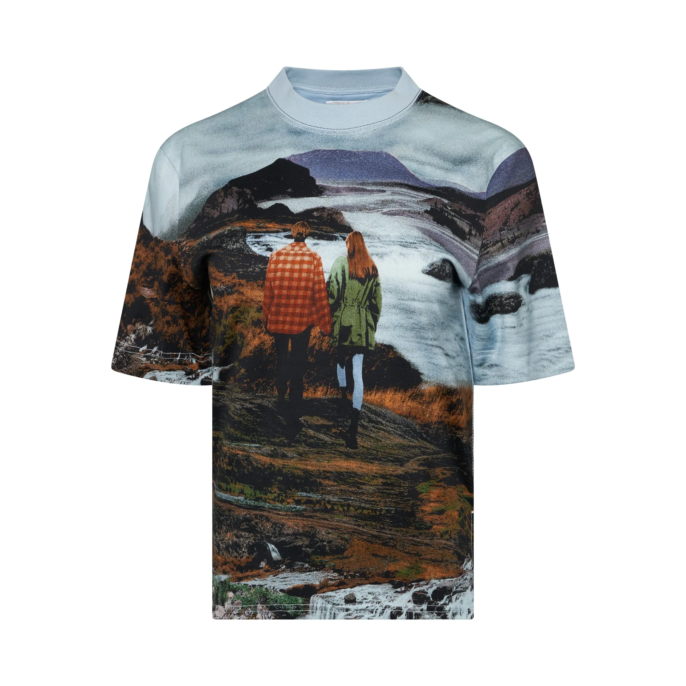 Print Top in Brown sold by MARAIS