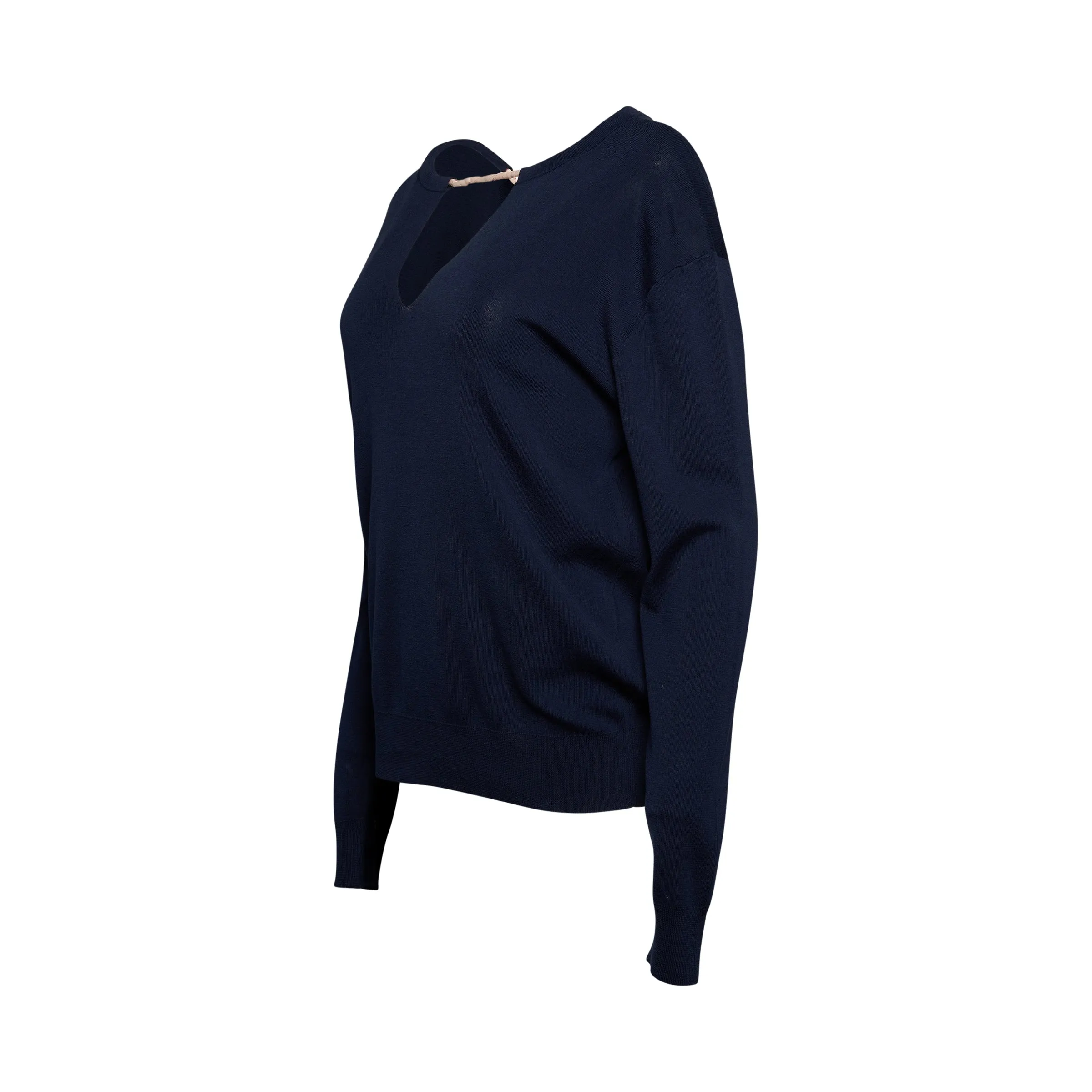 Knit Pullover in Navy sold by MARAIS product image thumbnail 2