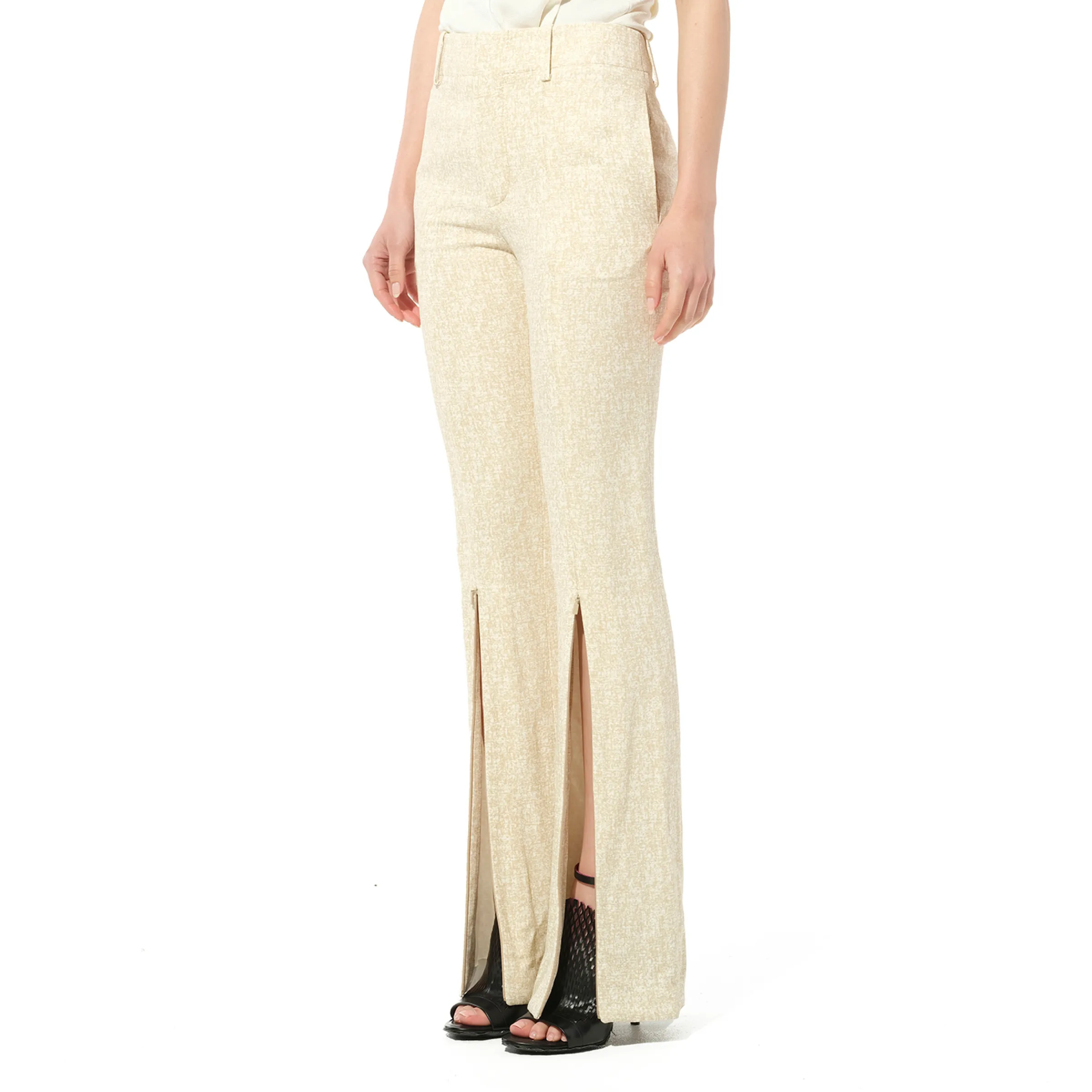 Trousers in Khaki sold by MARAIS product image thumbnail 5