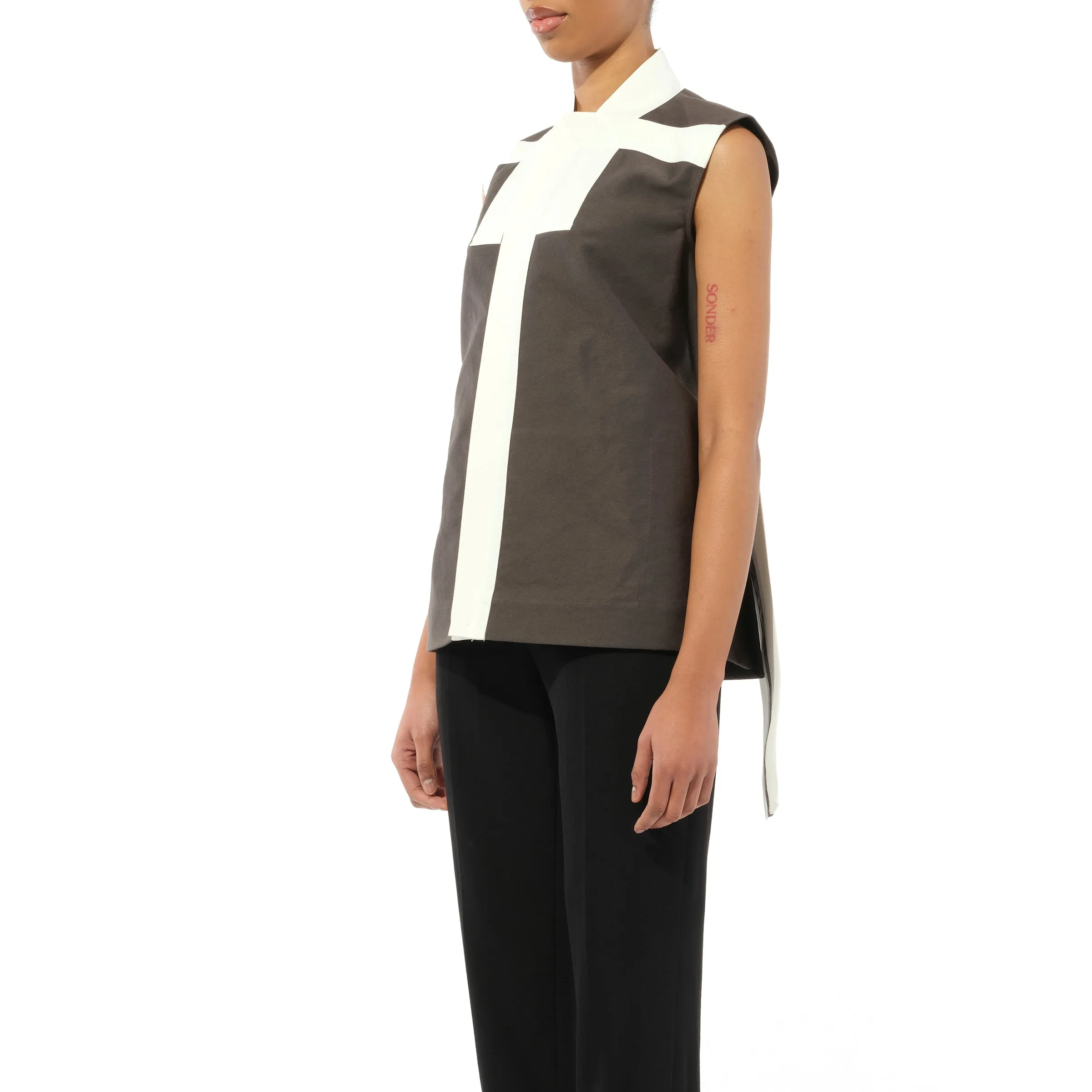 Brion Jacket in Dark Dust/Milk sold by MARAIS product image thumbnail 5