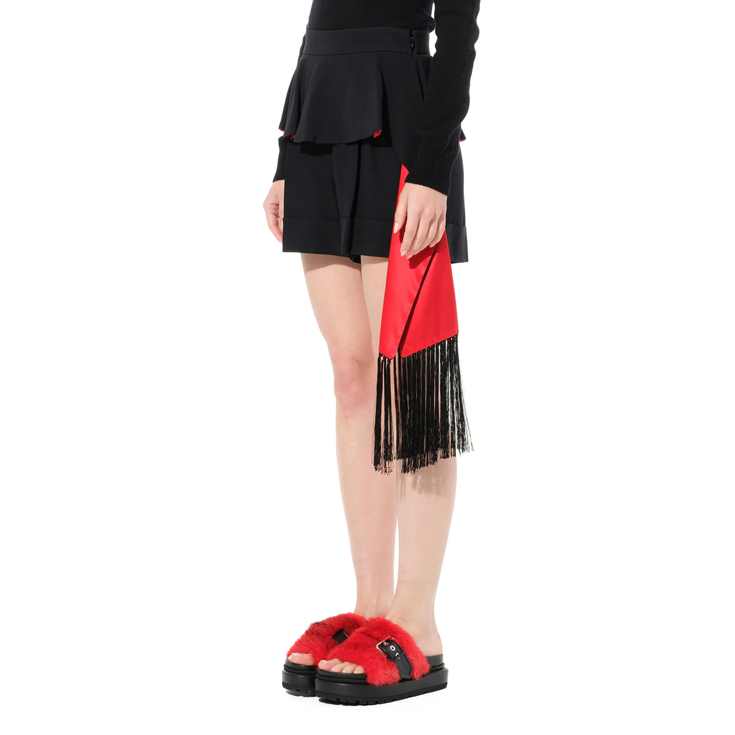 Leaf Crepe Pant in Black sold by MARAIS product image thumbnail 5