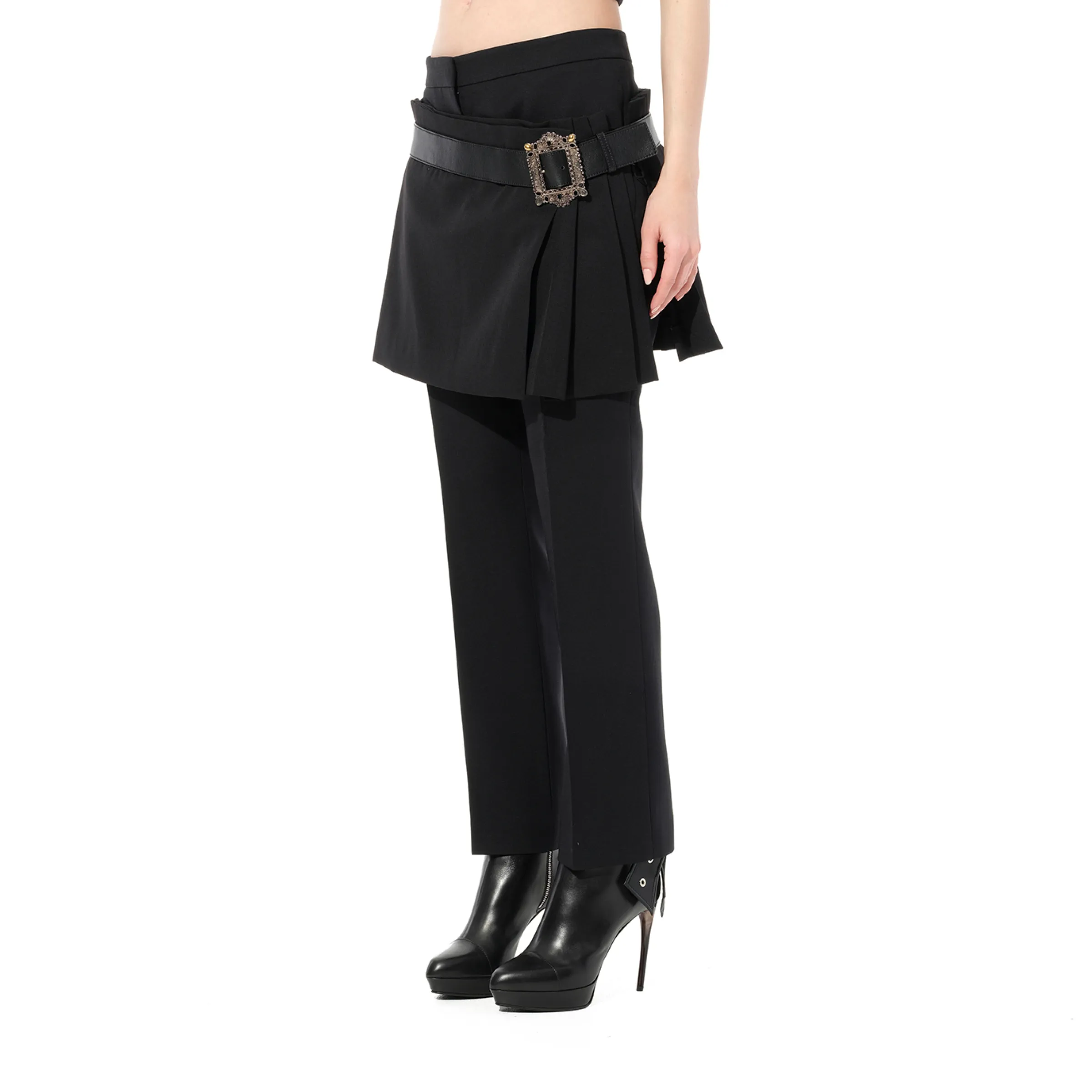 Belt Skirt in Black sold by MARAIS product image thumbnail 5