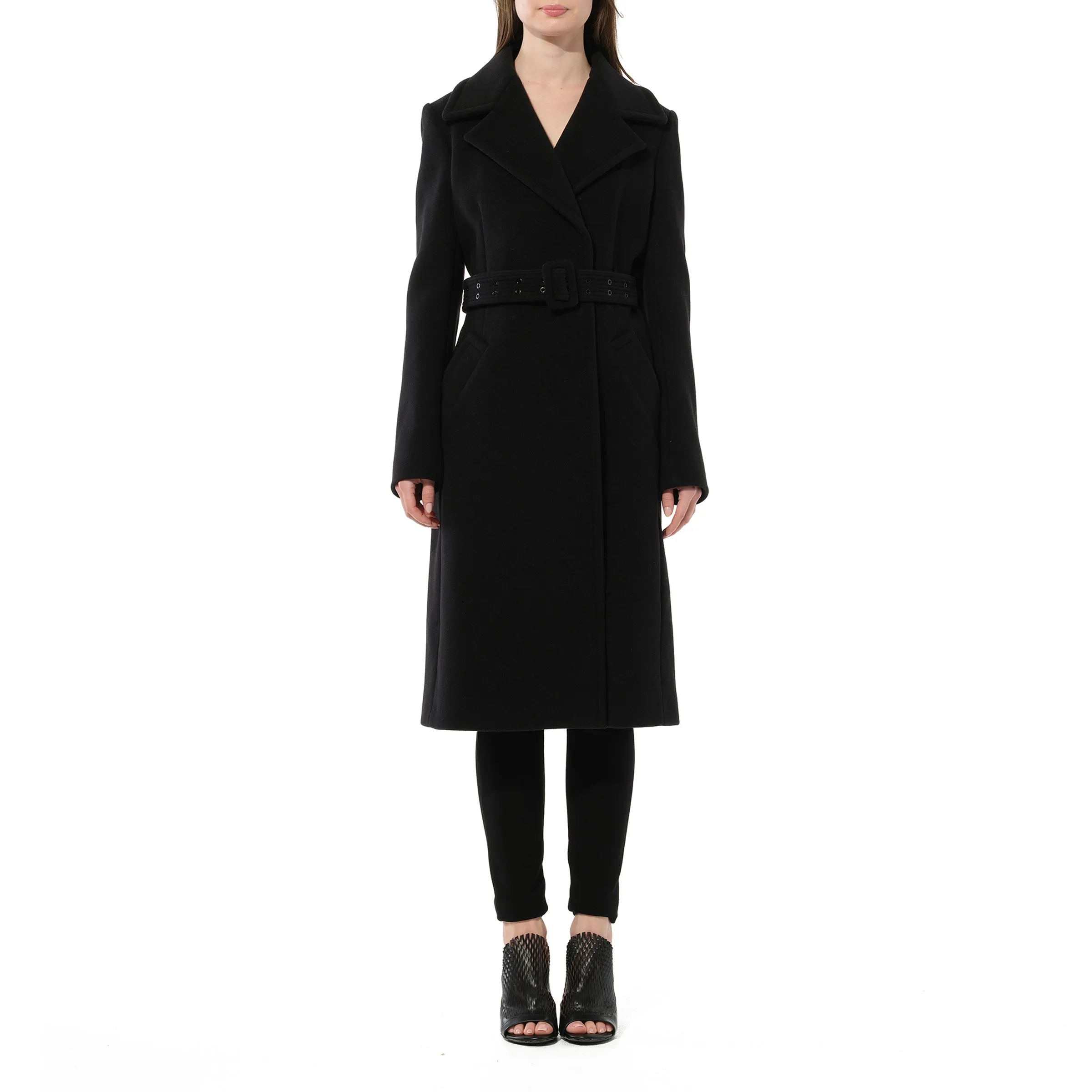 Coat And Belt in Black sold by MARAIS product image thumbnail 4