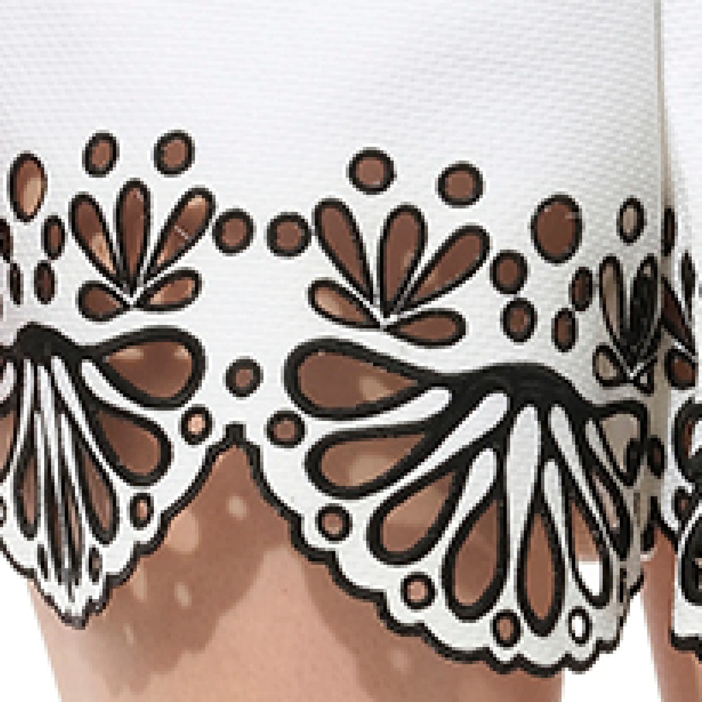 Shorts in White/Black sold by MARAIS product image thumbnail 3