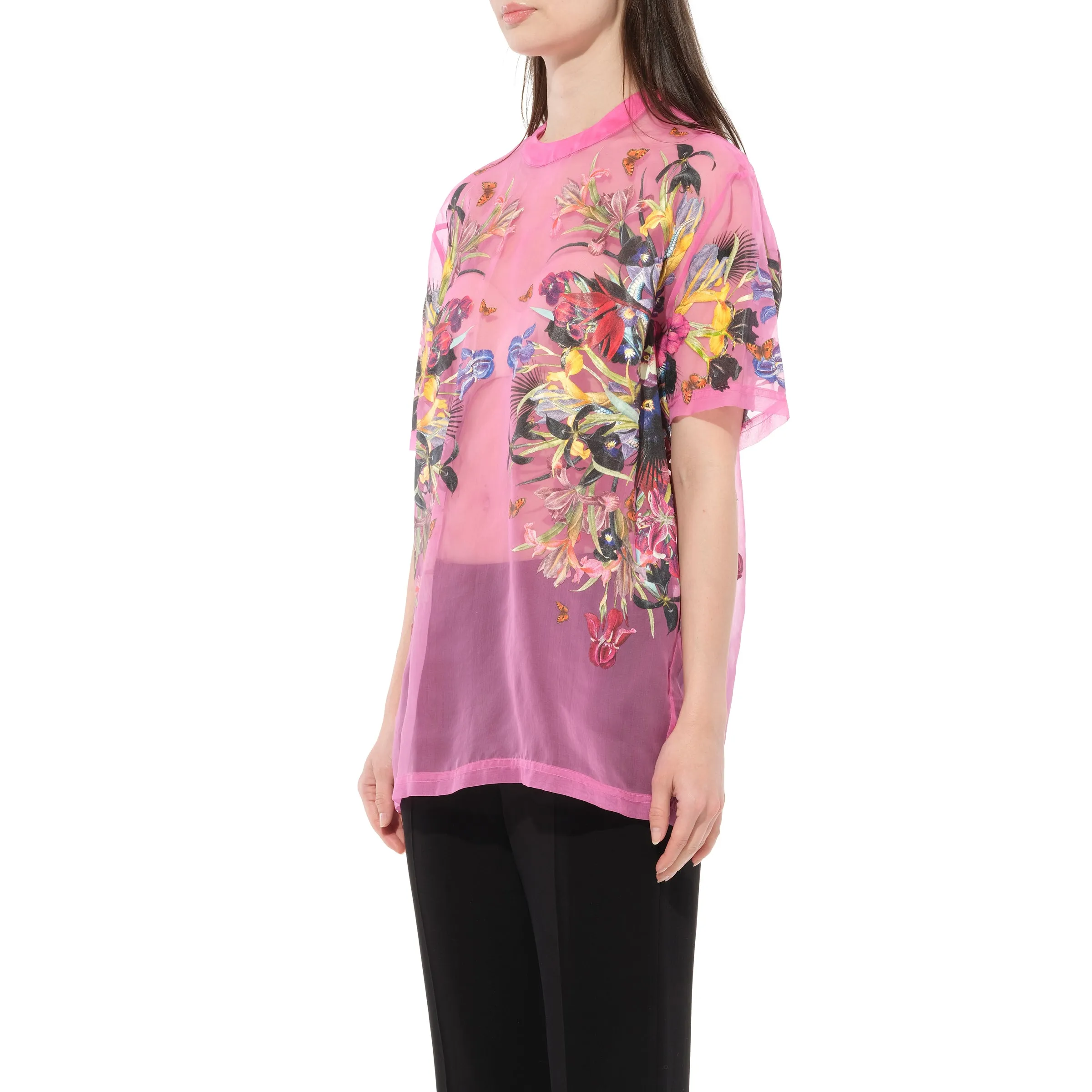 Silk Top in Fushia sold by MARAIS product image thumbnail 5