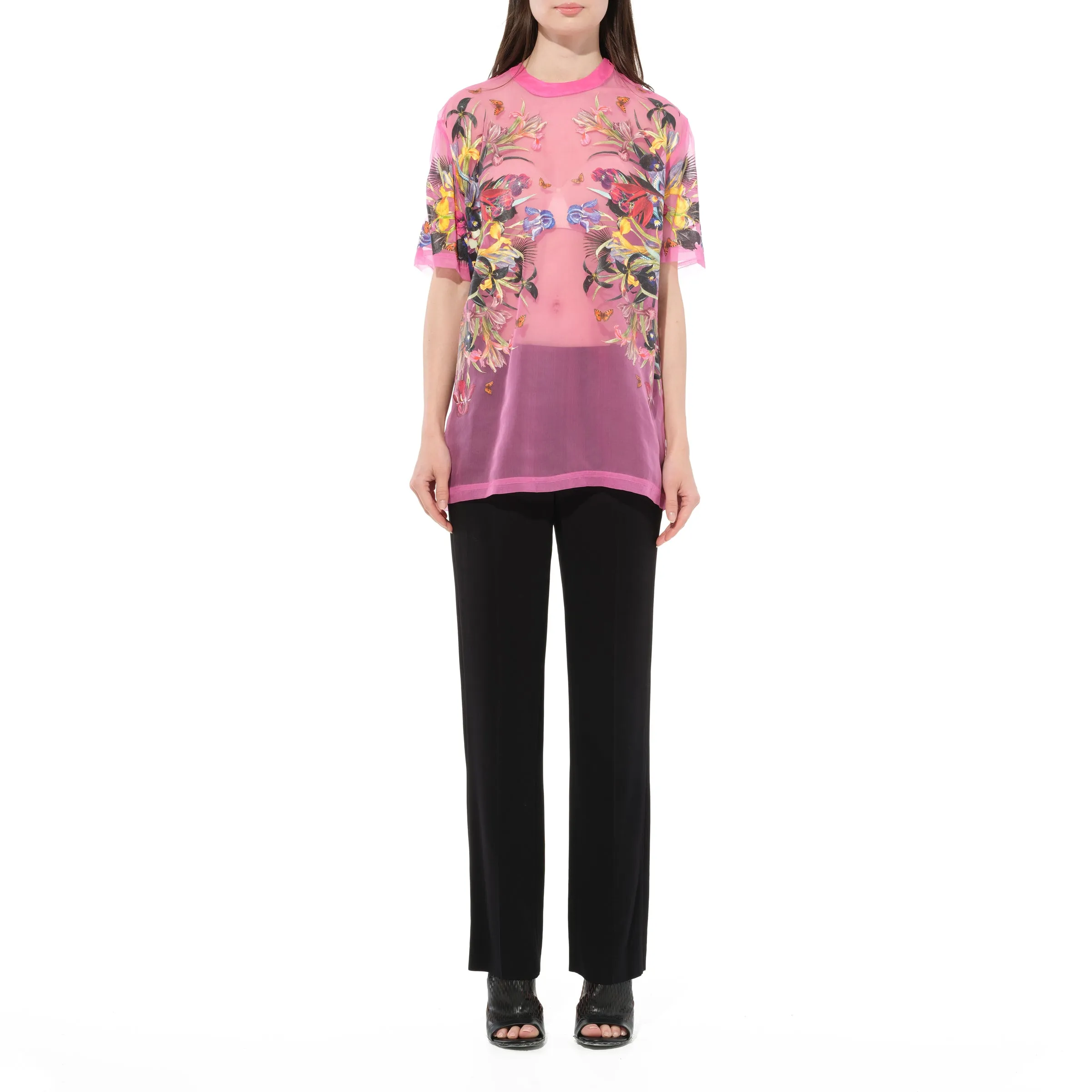 Silk Top in Fushia sold by MARAIS product image thumbnail 4