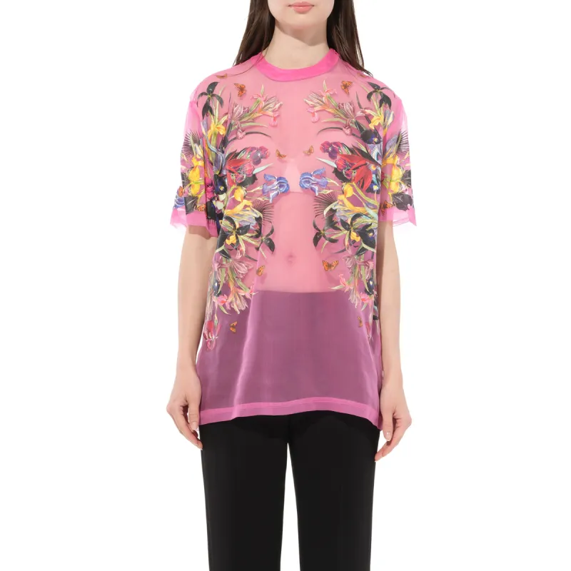 Silk Top in Fushia sold by MARAIS