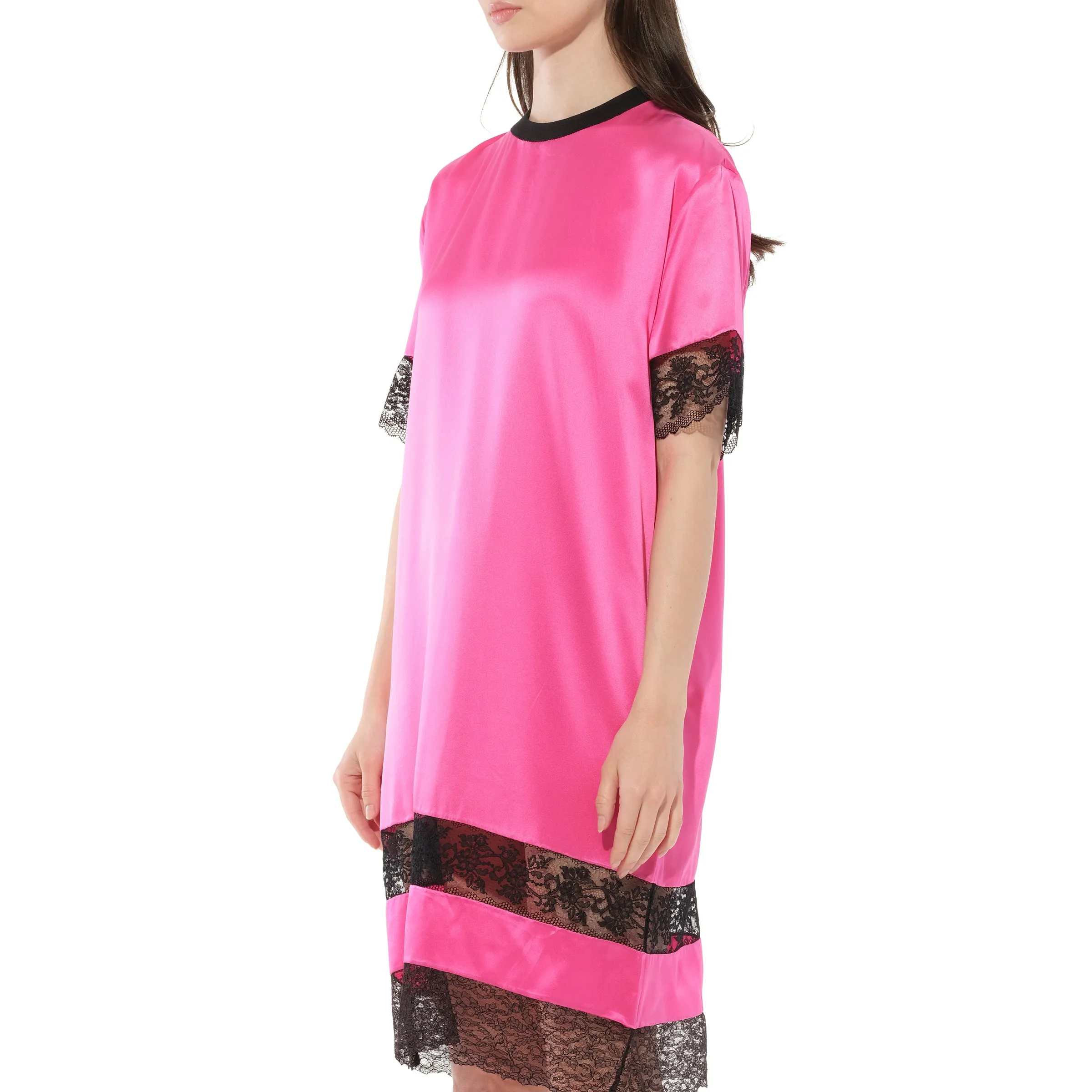 Silk Dress in Fushia sold by MARAIS product image thumbnail 5